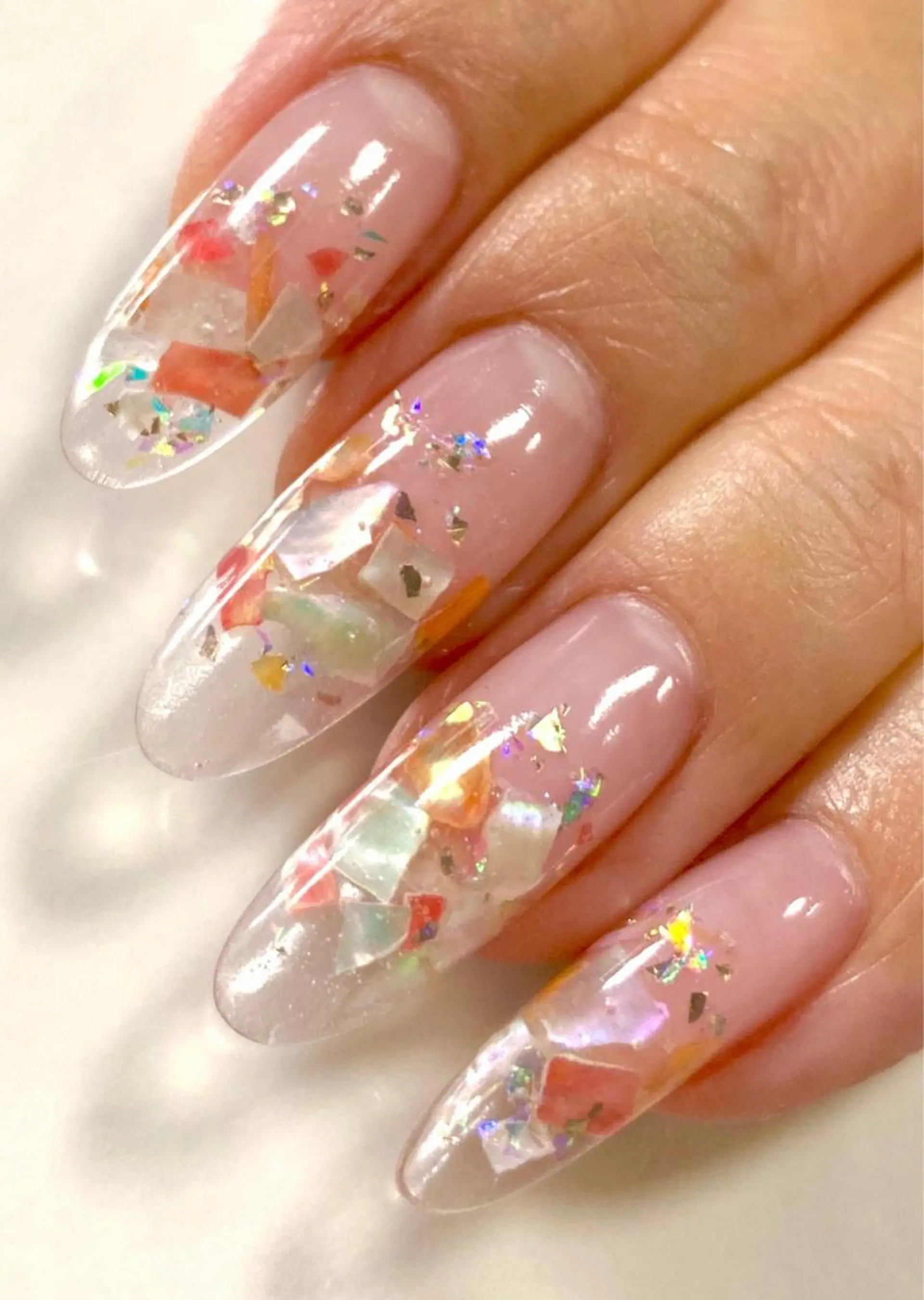 ネイル ロングネイル スカルプネイル プライベートサロン Rのネイルデザイン