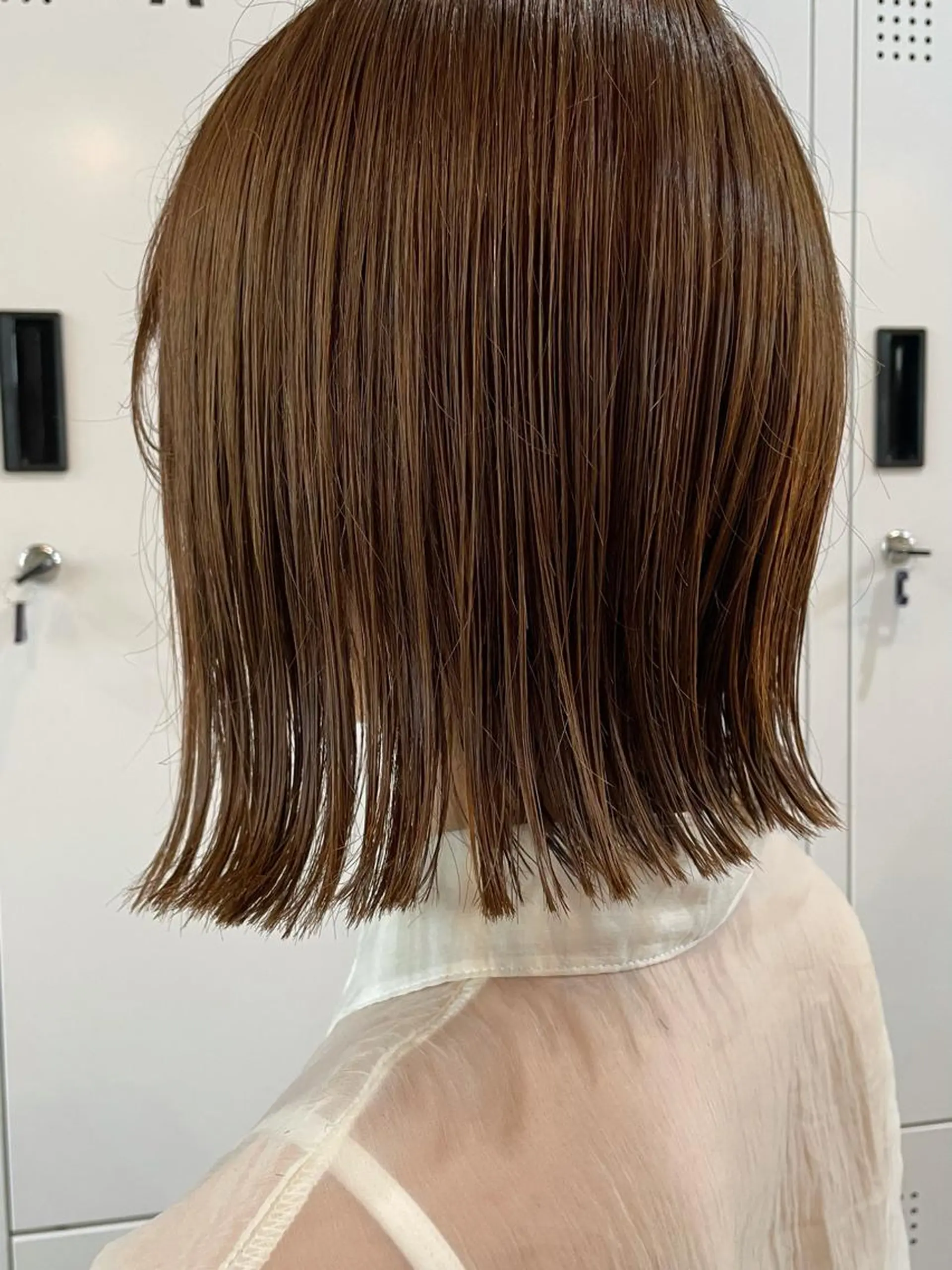 ショート パーソナルカラー 藤本夢のヘアスタイル