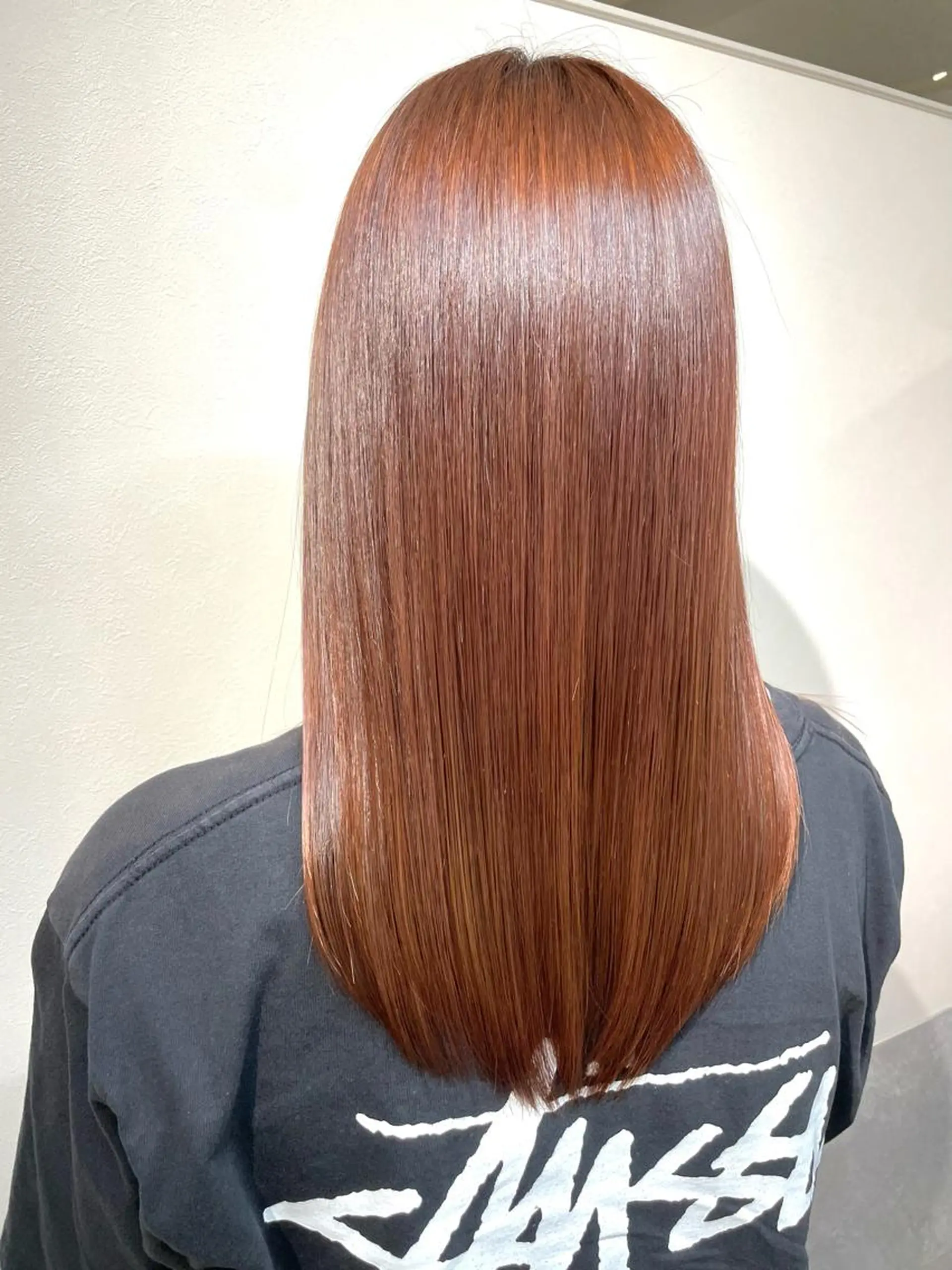 セミロング カラー カット ヘアカラー トリートメント 西 めぐみのヘアスタイル