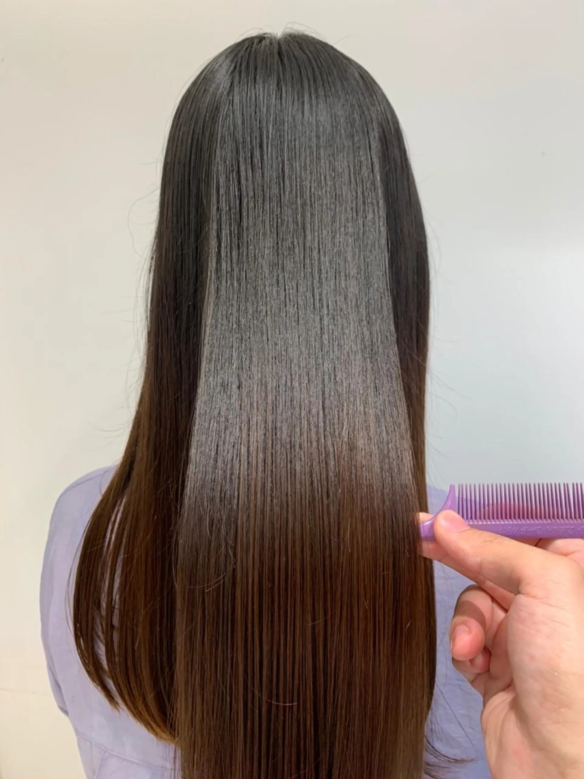 ロング 縮毛矯正、髪質改善／ 松田 龍之介のヘアスタイル