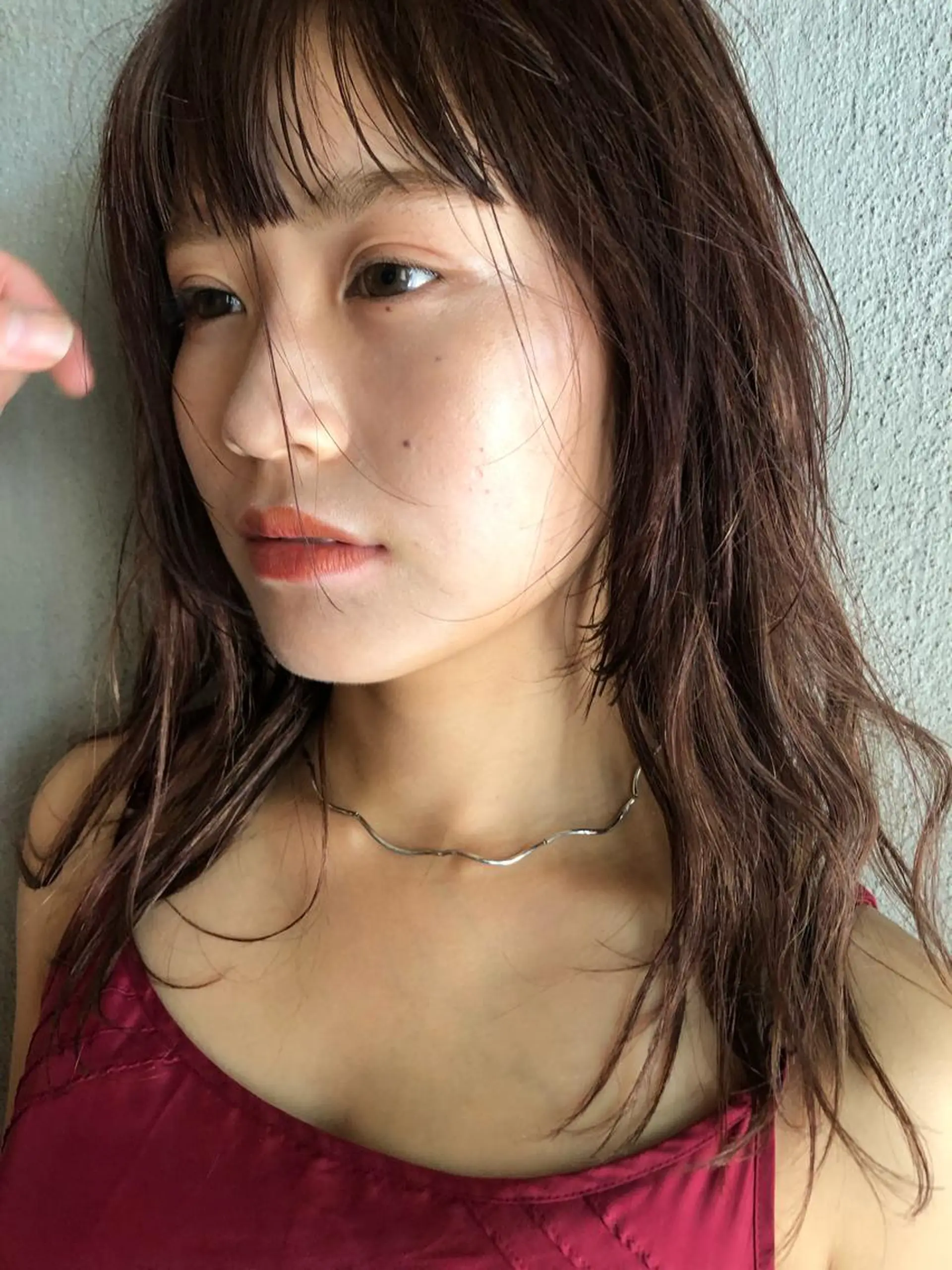 ミディアム カラー パーマ カット パーマ トリートメント パーマ/レイヤー 岩山丈一郎のヘアスタイル