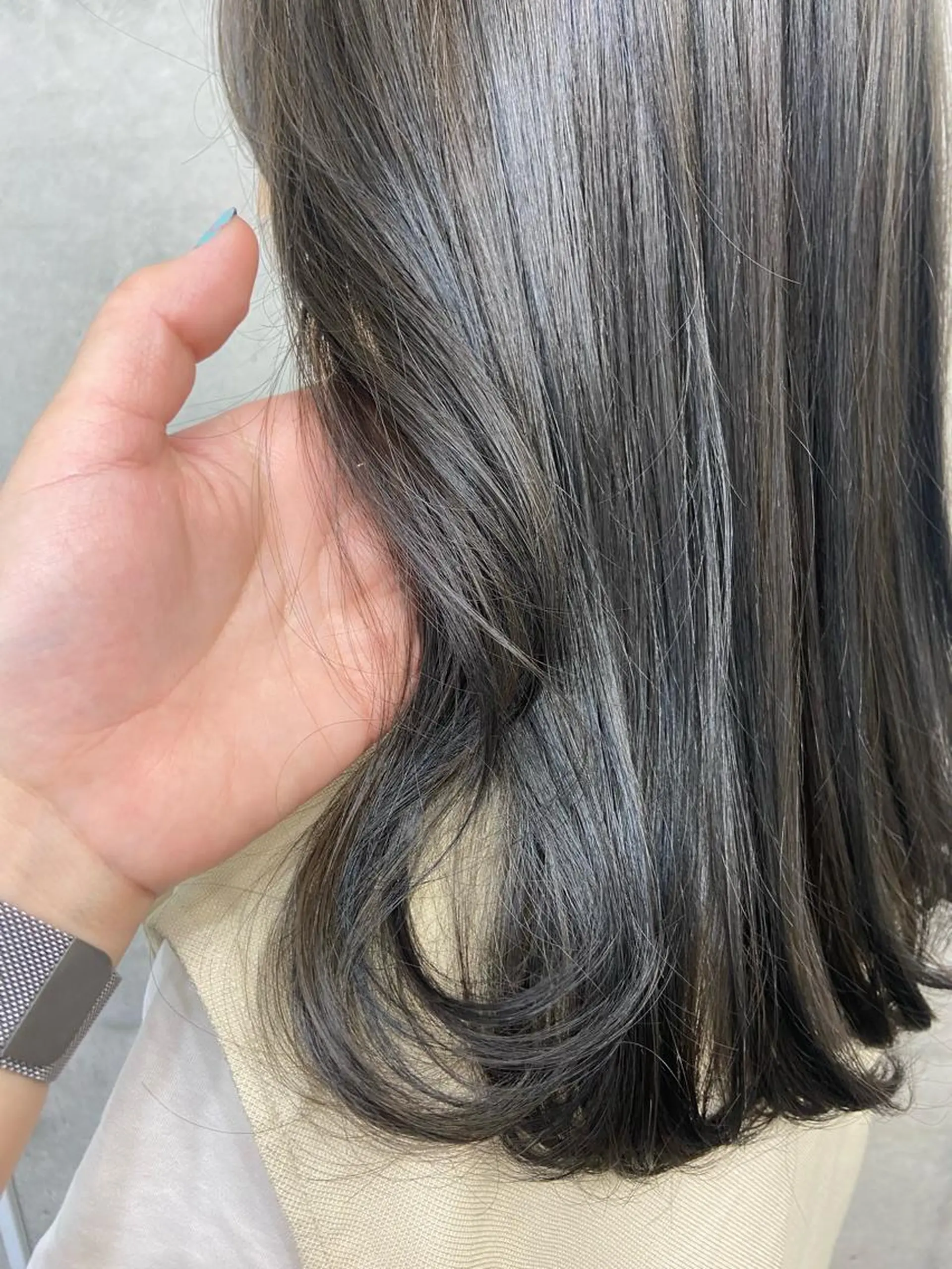 ロング ボブ/透明感カラー 🧸YUI❤️のヘアスタイル