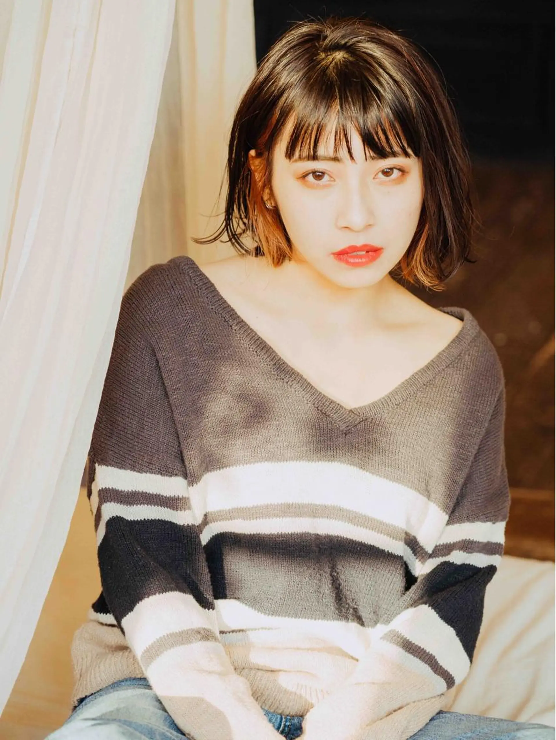 ミディアム カラー OAK中目黒 Kazukiのヘアスタイル