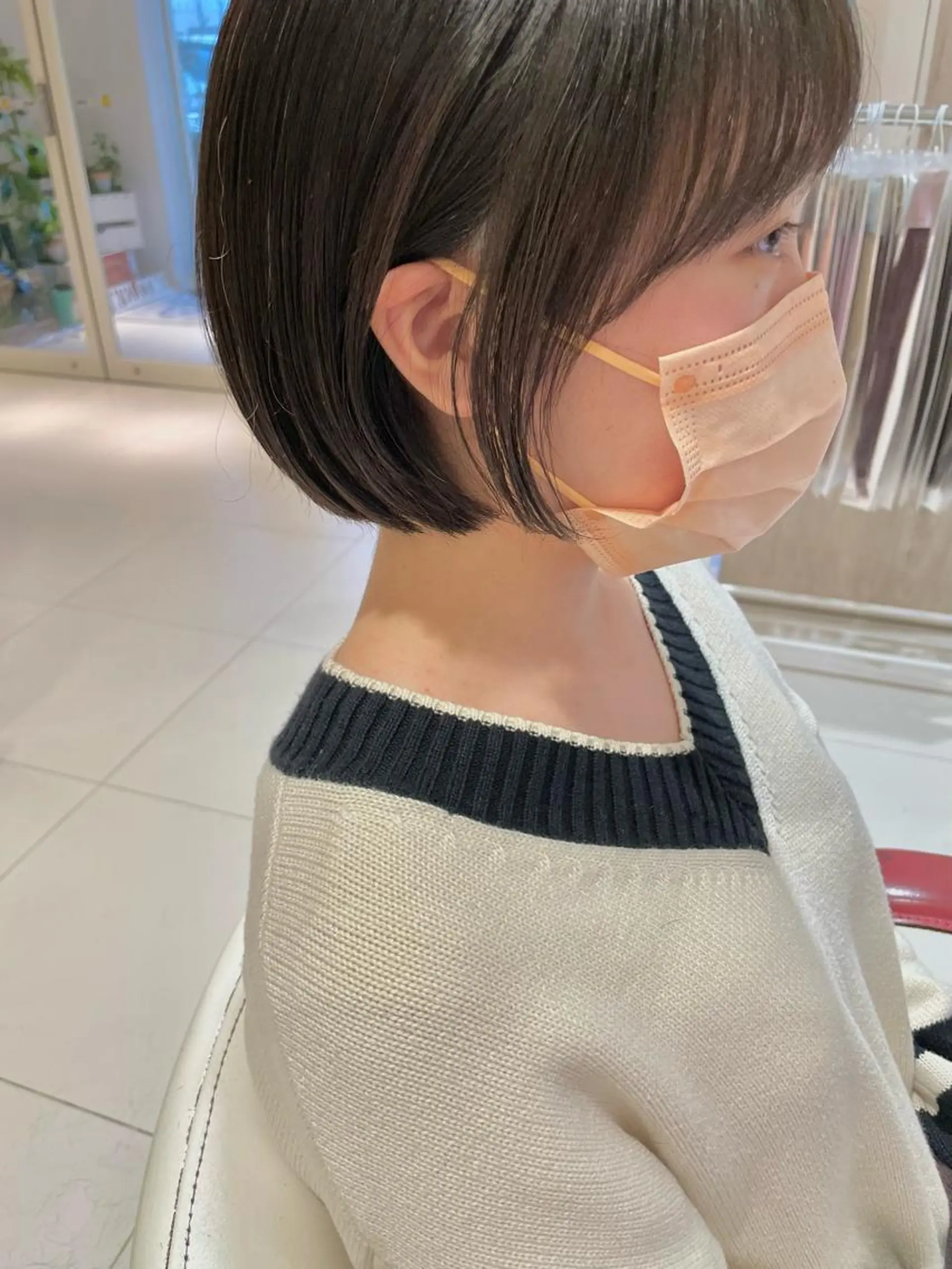 ミディアム ショートボブ ボブ 鶴岡で縮毛矯正なら お任せ！ハヤシナオミのヘアスタイル