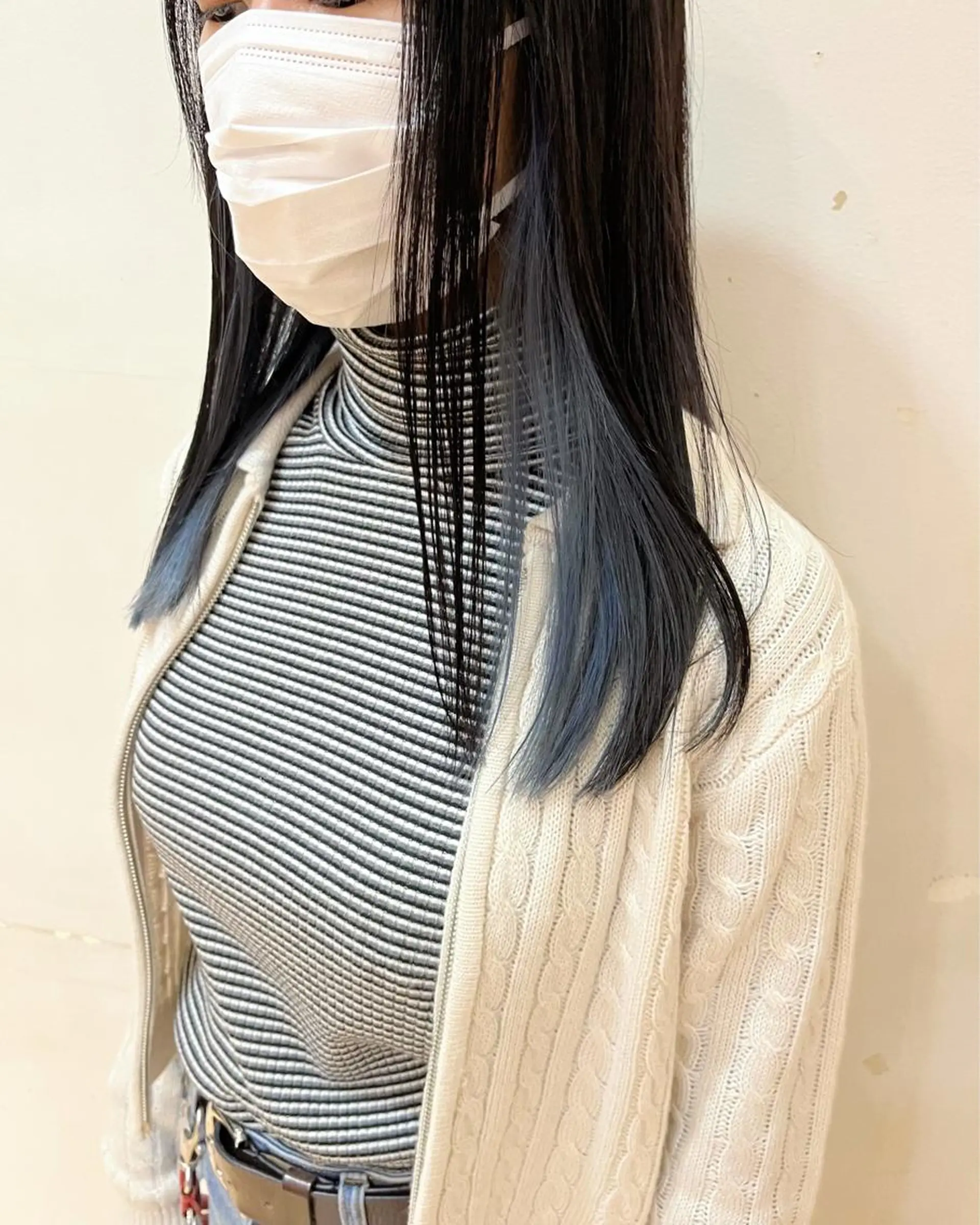 ロング カラー ﾊｲﾄｰﾝ/ｼｮｰﾄ 村上淳乃🐥のヘアスタイル