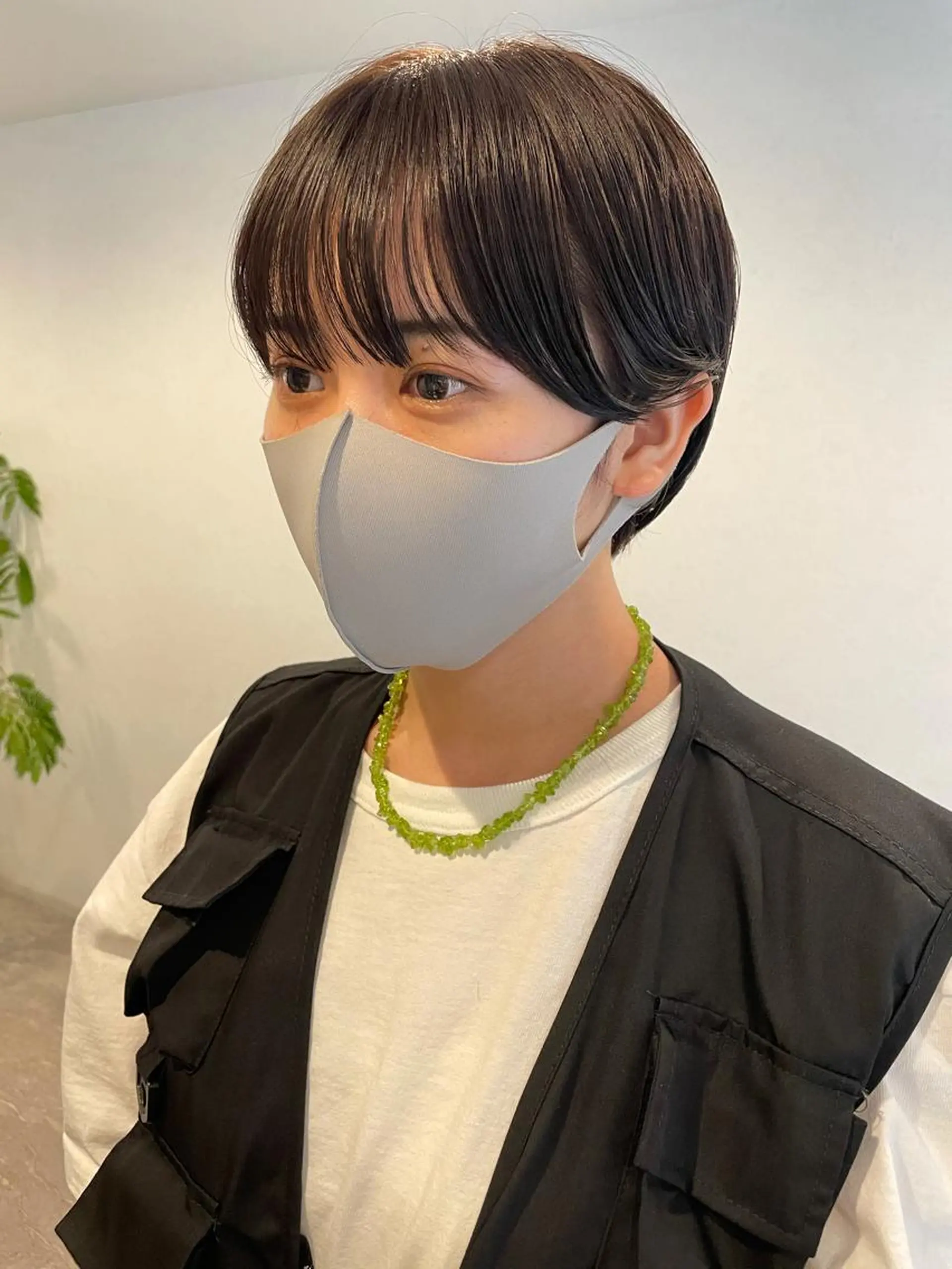 ショート カラー ショートボブ 透明感カラー イルミナカラー ボブ 髪質改善 安藤 佑衣のヘアスタイル