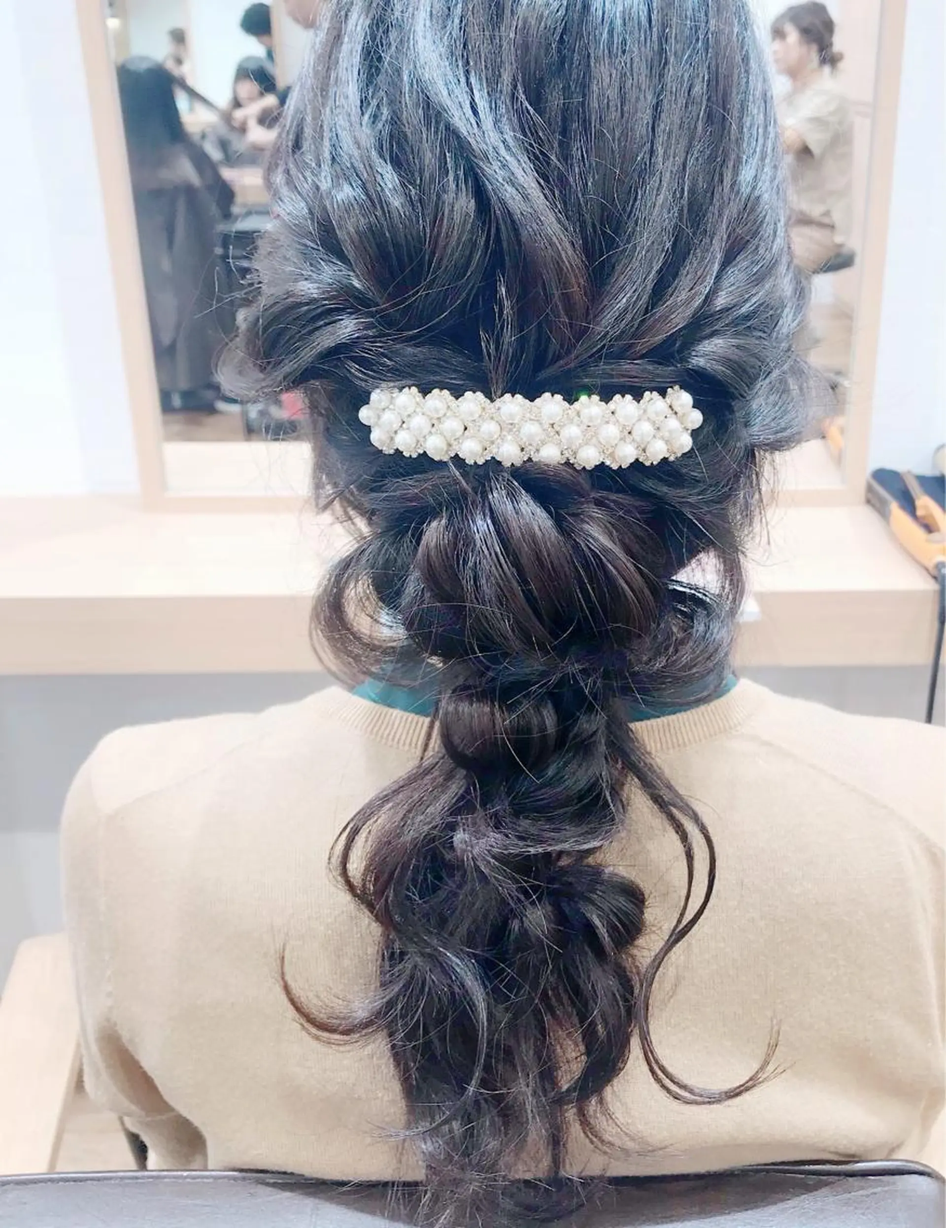 セミロング ヘアアレンジ ヘアセット GRANLUSSO 〜グランルッソ駅前店所属・木口 嘉美のヘアスタイル