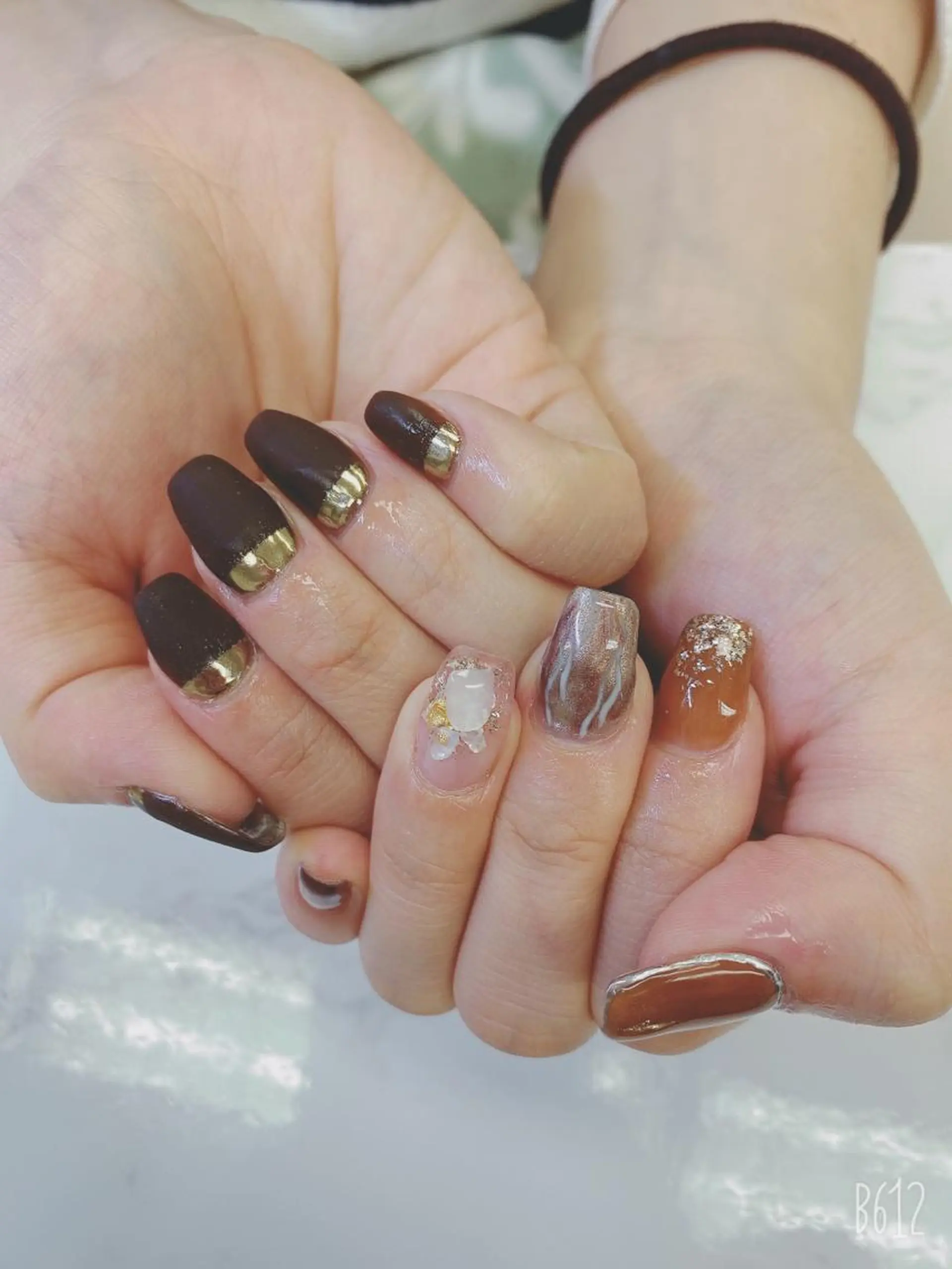 ミディアム ハンドネイル JNA認定講師🌸 RIEのネイルデザイン