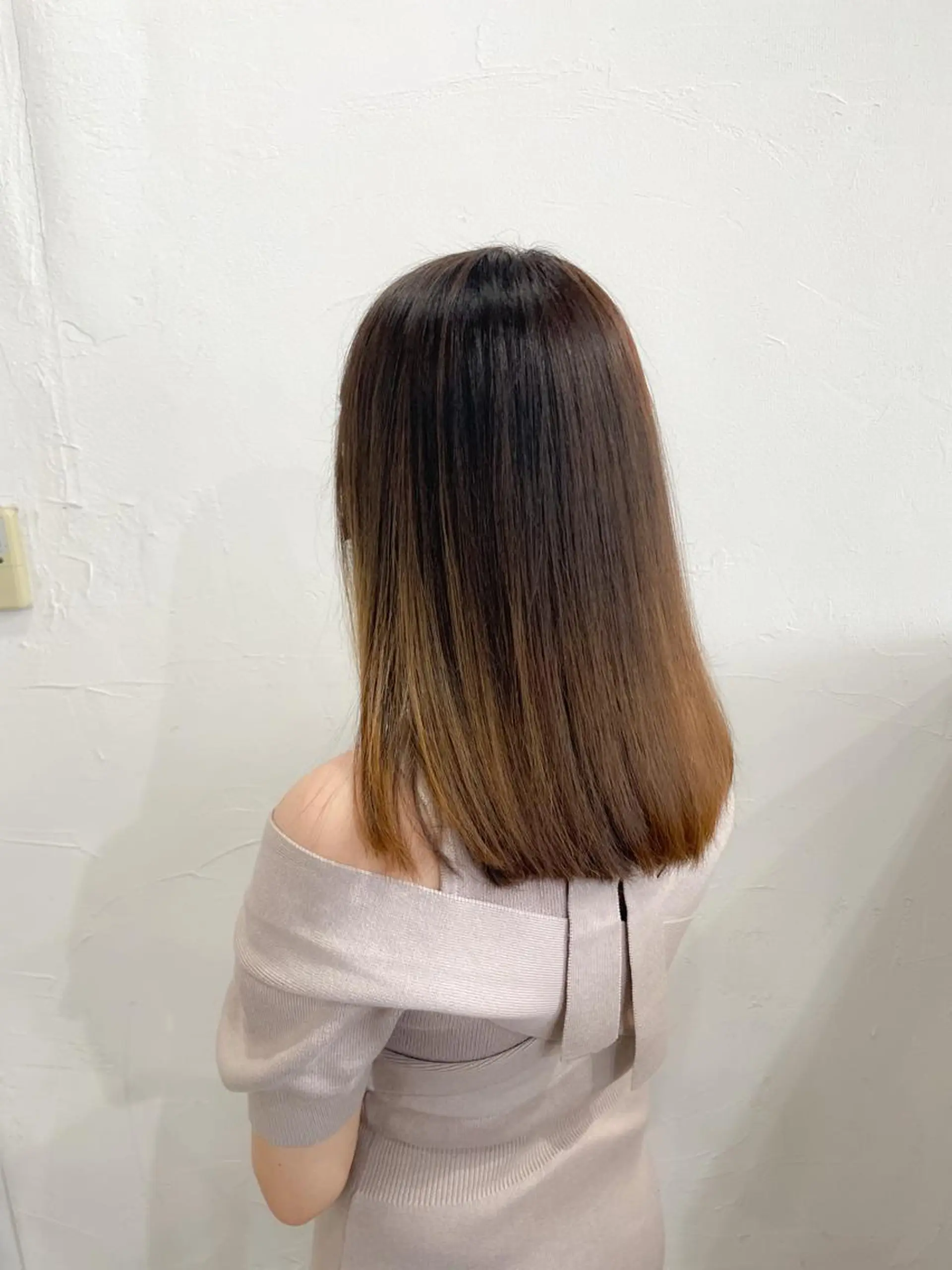 ミディアム 髪質改善 かんばら りょーいのヘアスタイル