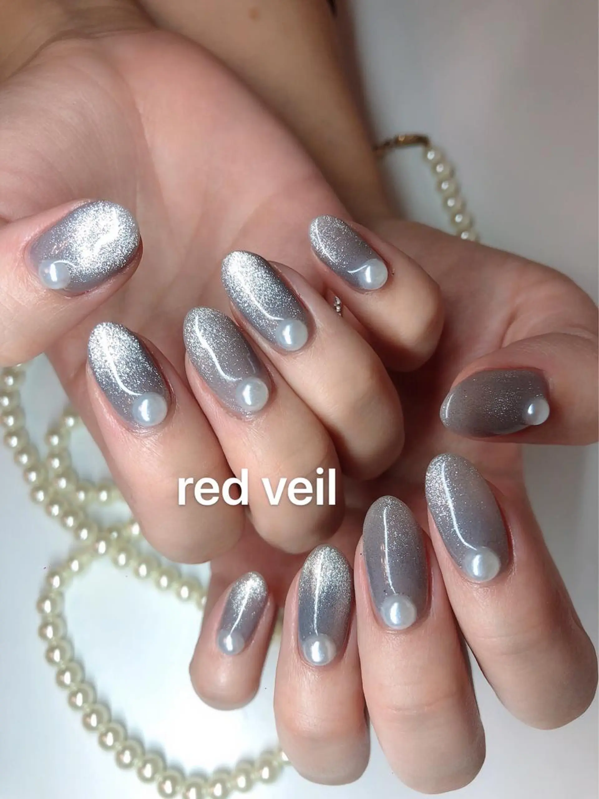 ミディアム ネイル マットネイル 長さ出し専門 nynaのネイルデザイン