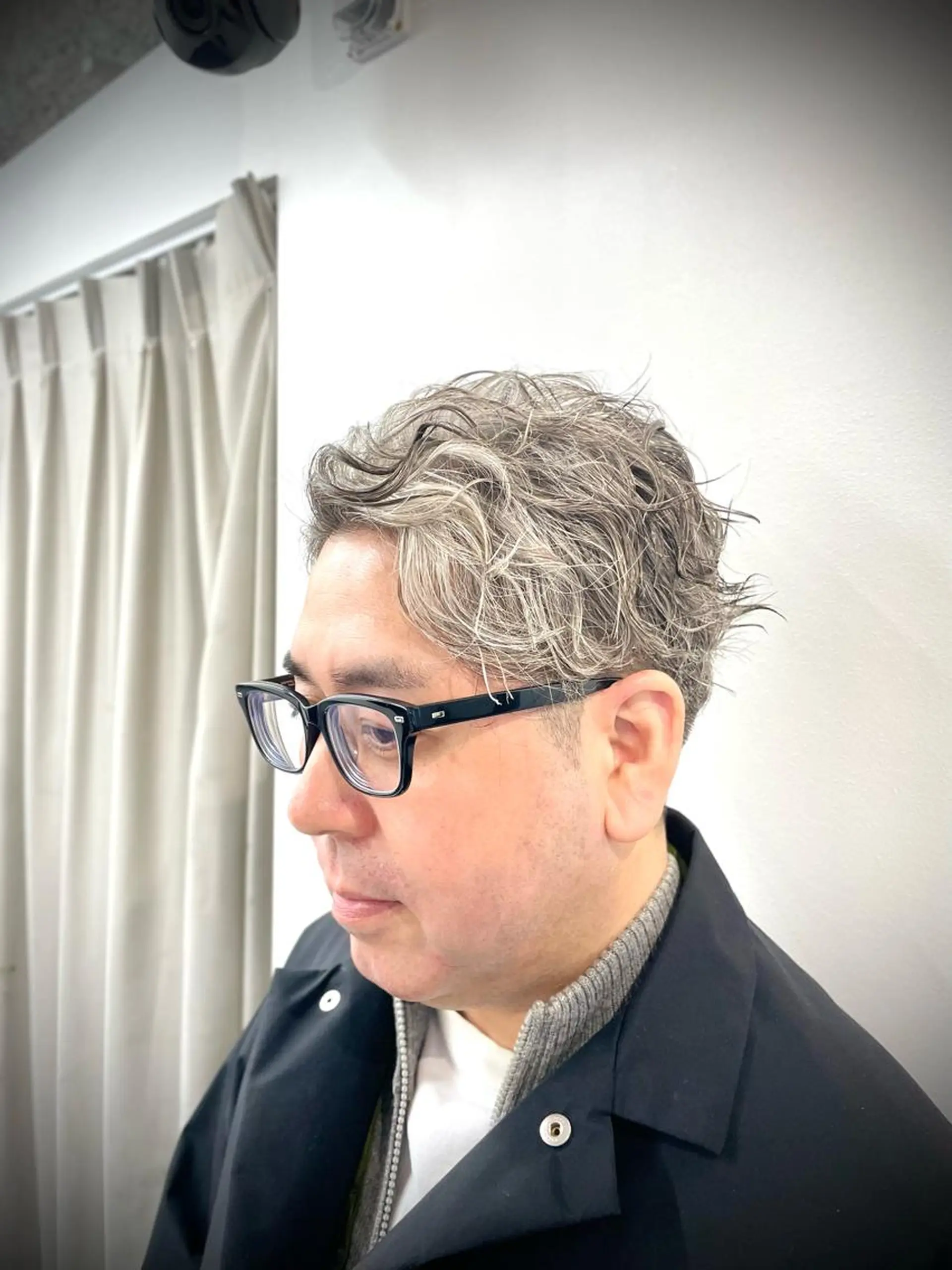 ショート パーマ メンズ メンズパーマ スパイラルパーマ カット パーマ 銀座メンズカット/ 銀座メンズパーマ/のヘアスタイル