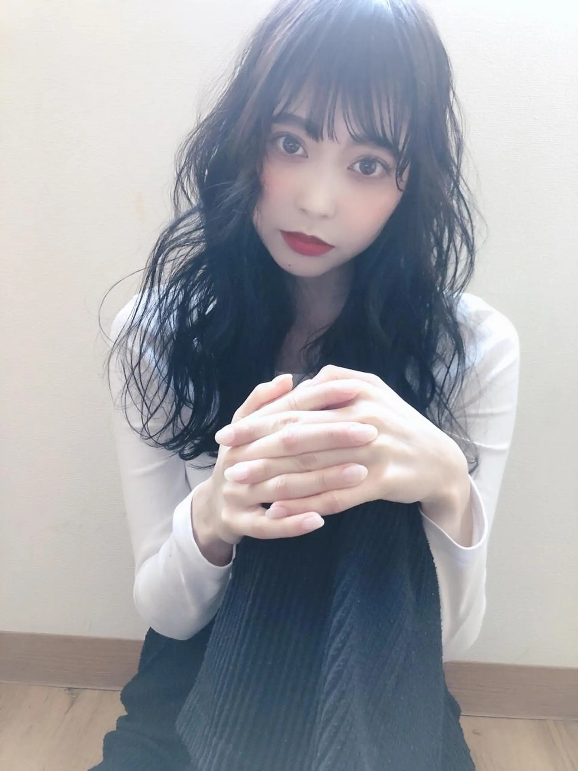 ロング テトネ タカシのヘアスタイル