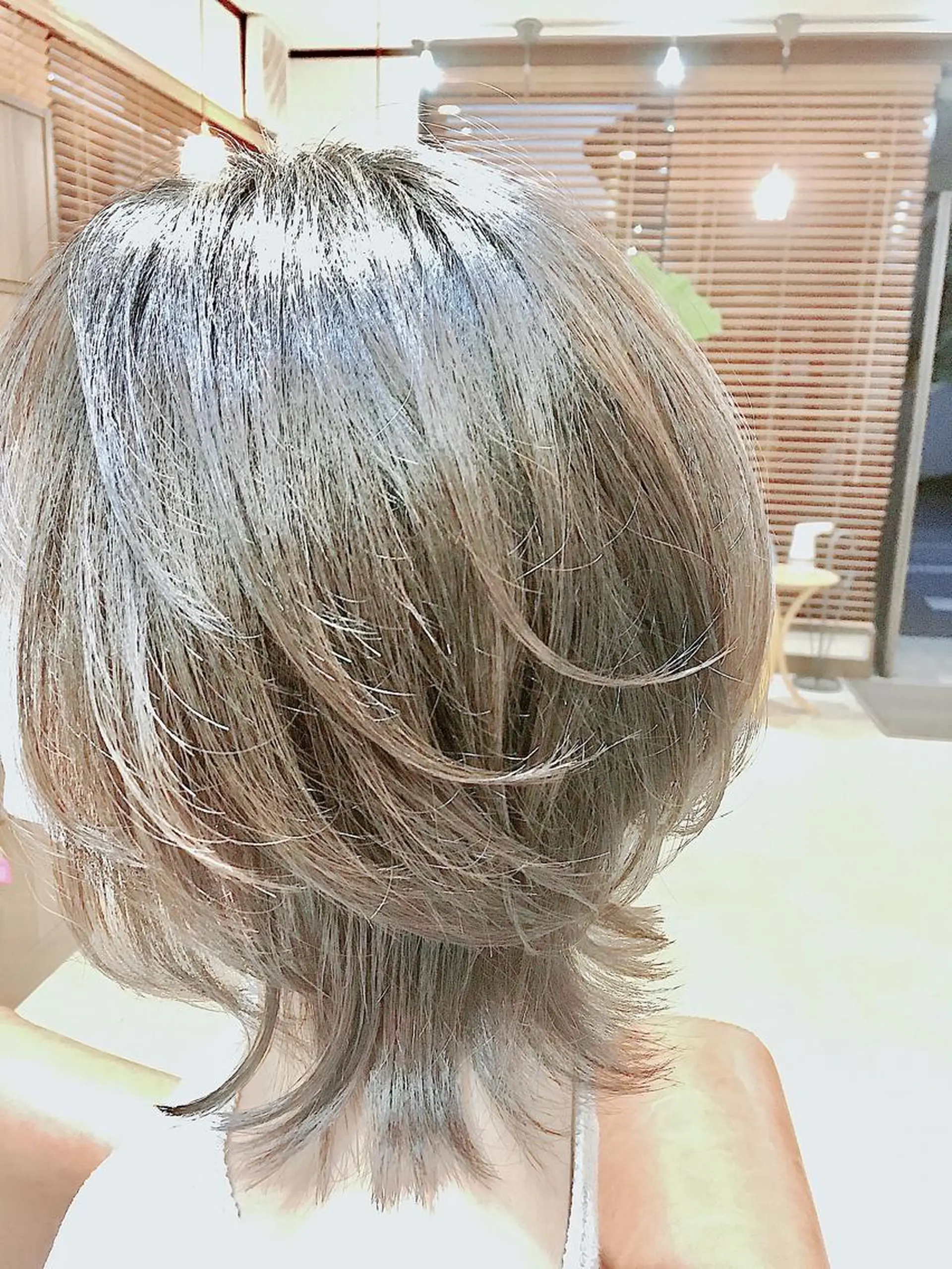 ミディアム カット ヘアカラー トリートメント fossette hair&eyeのマツエク・マツパデザイン
