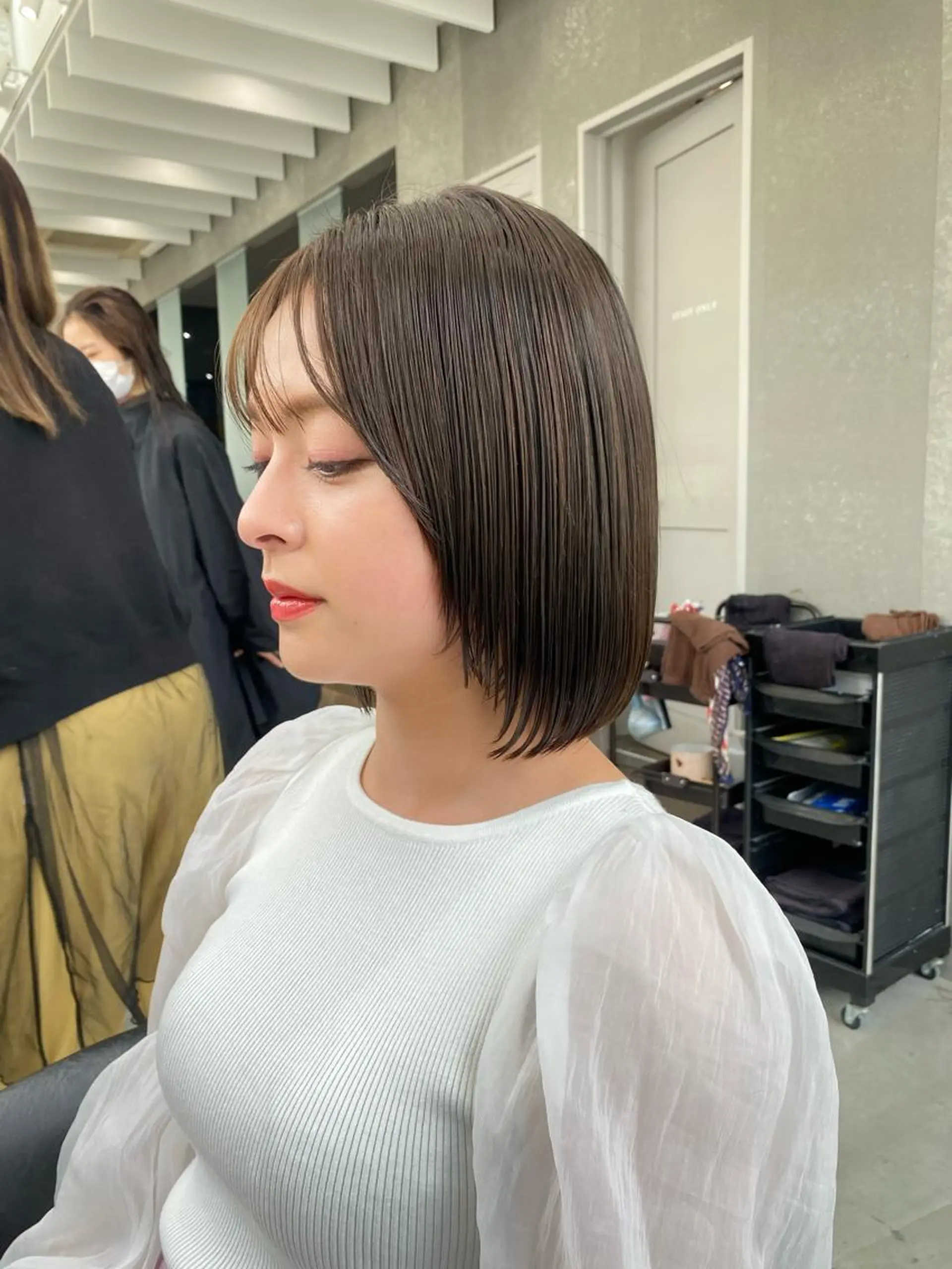 ショート カラー カット ヘアカラー トリートメント 艶髪/縮毛矯正 /髪質改善千田大地のヘアスタイル