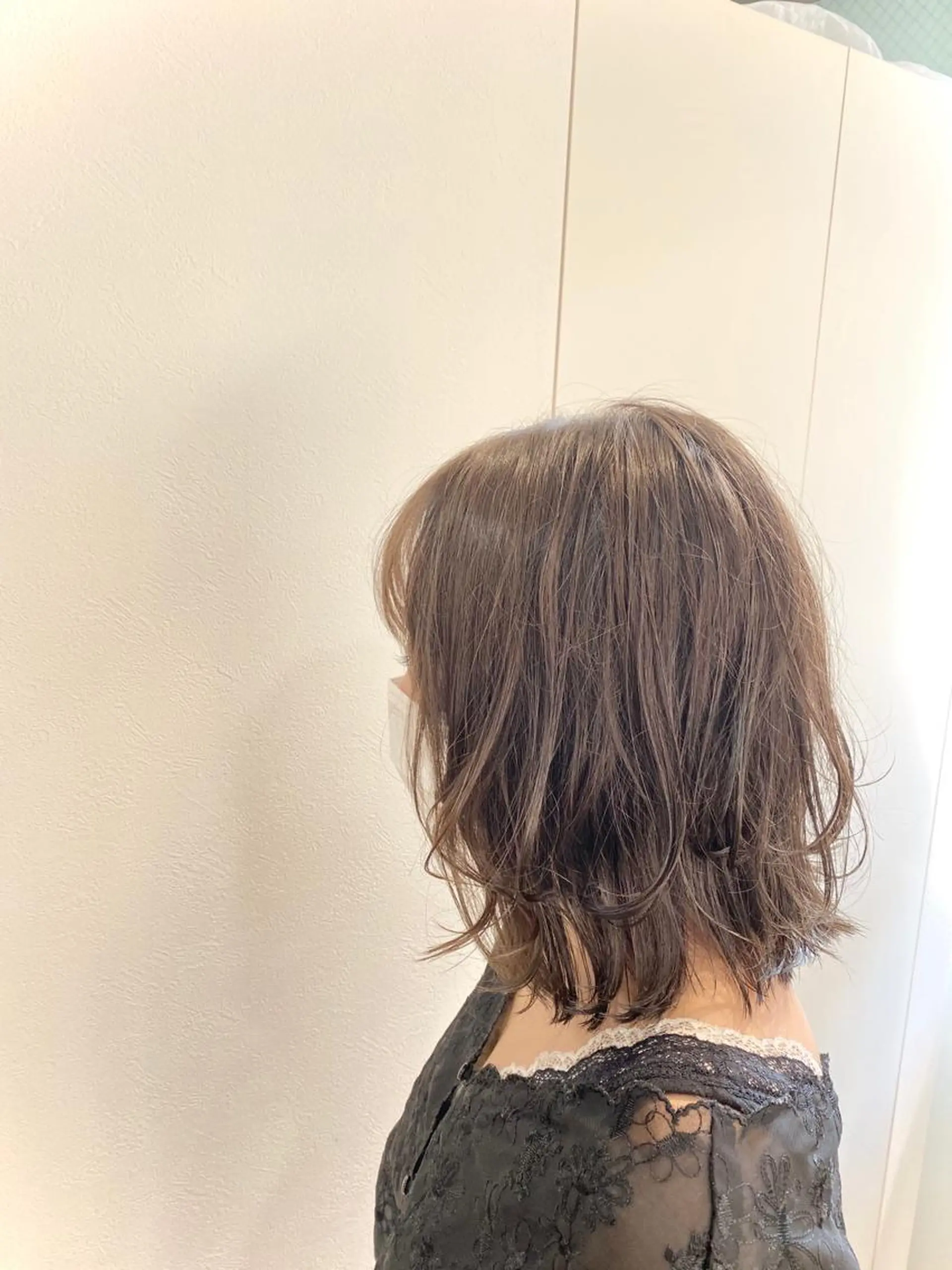 ミディアム カラー レイヤーカット ウルフカット カット ヘアカラー トリートメント Kazu .Kのヘアスタイル