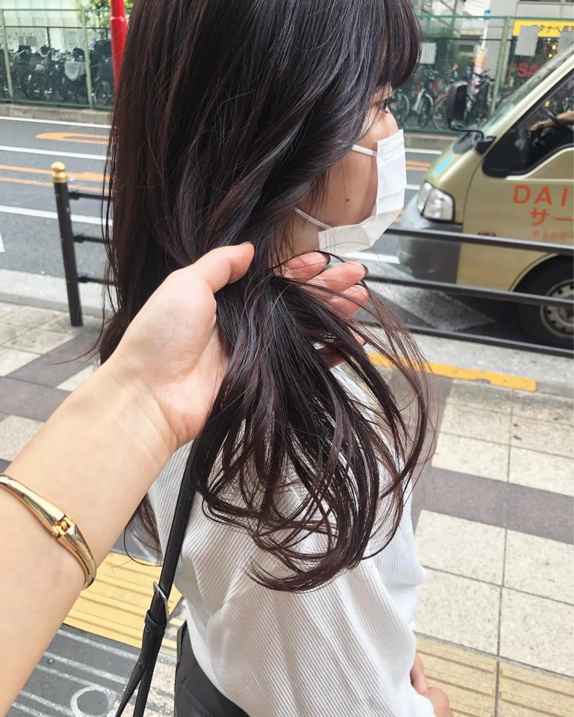 ロング カラー ヘアアレンジ ブラウンカラー ココアブラウン 髪質改善 レイヤーカット カット ヘアカラー トリートメント 酸性縮毛矯正🧴韓国 レイヤー/髪質改善のヘアスタイル