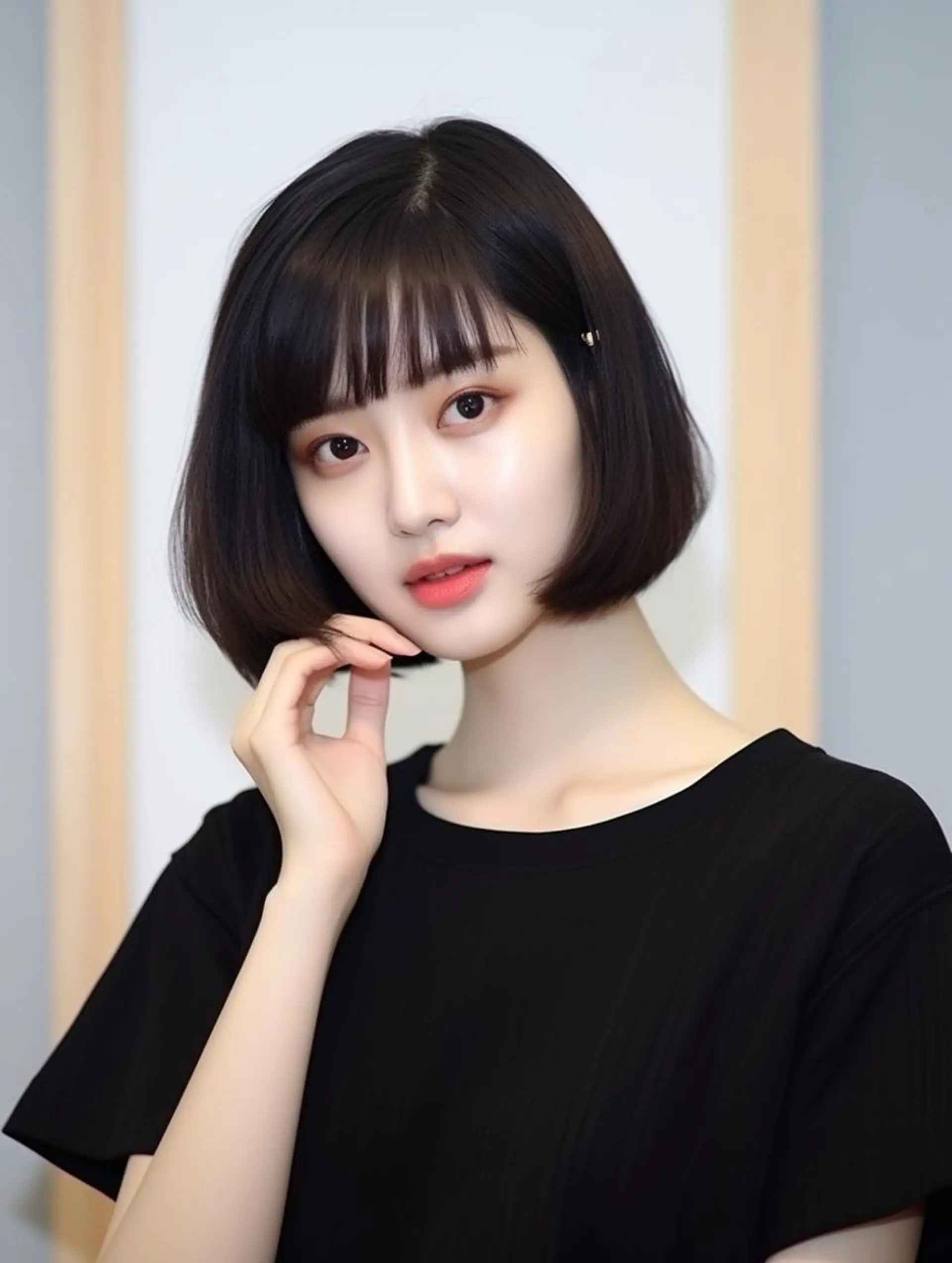 ショート カラー Lehm所属・表参道/さあ や/大人ナチュラルのヘアスタイル