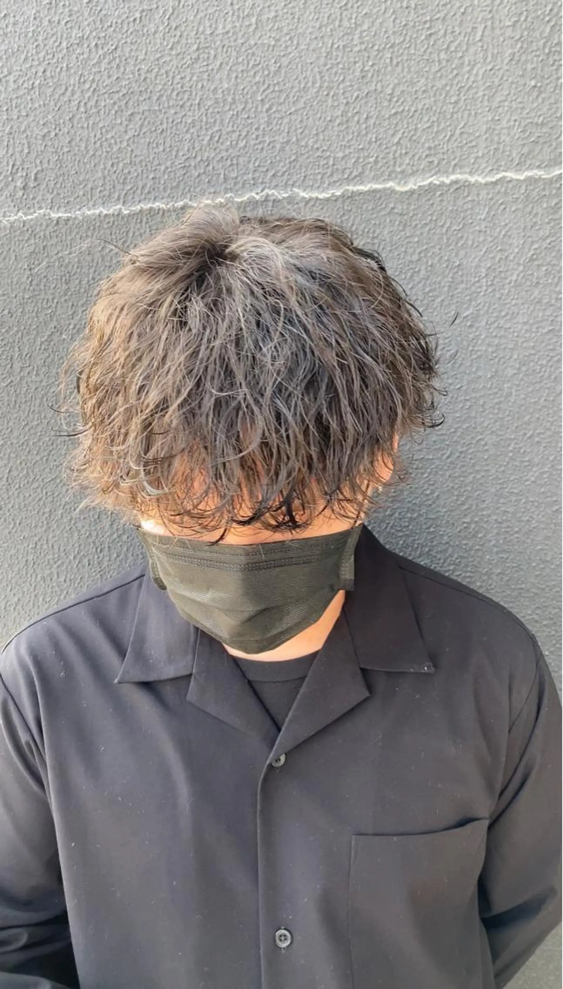 メンズ 波巻きパーマ カット パーマ geep Ryoyaのヘアスタイル