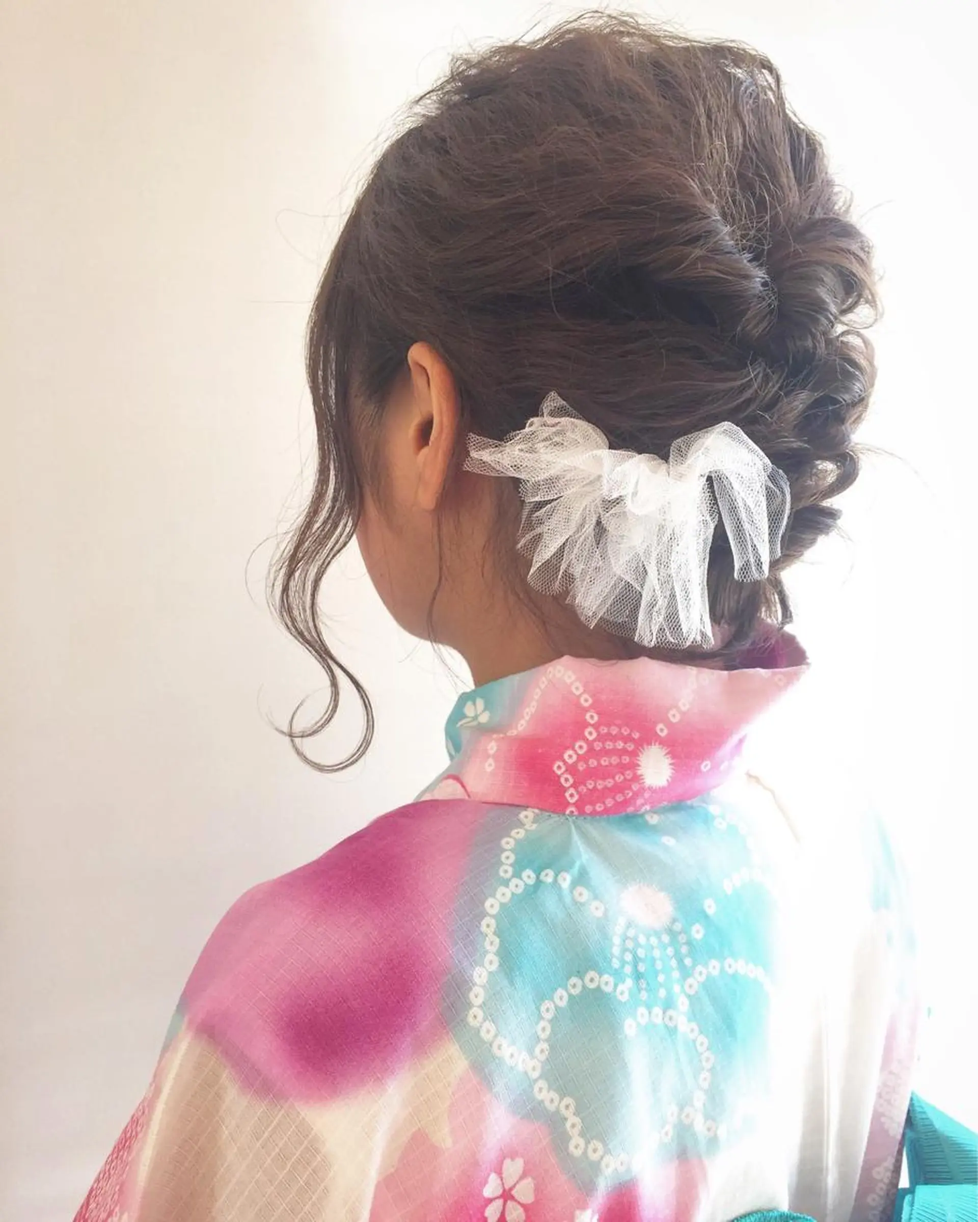 ヘアアレンジ 浴衣 齋藤 咲のヘアスタイル