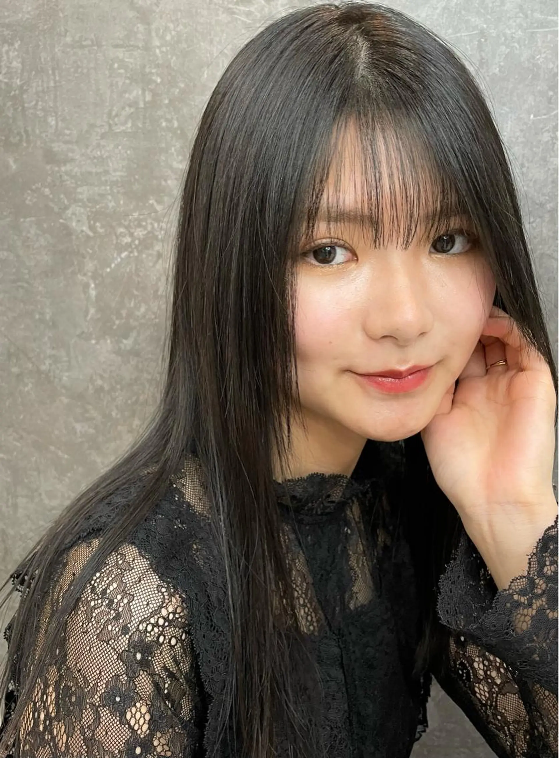 ロング パーマ ストレートパーマ カット 縮毛矯正 トリートメント EMANON名古屋所属・美谷添（ミヤゾエ） まどか大人ヘアサロンのヘアスタイル