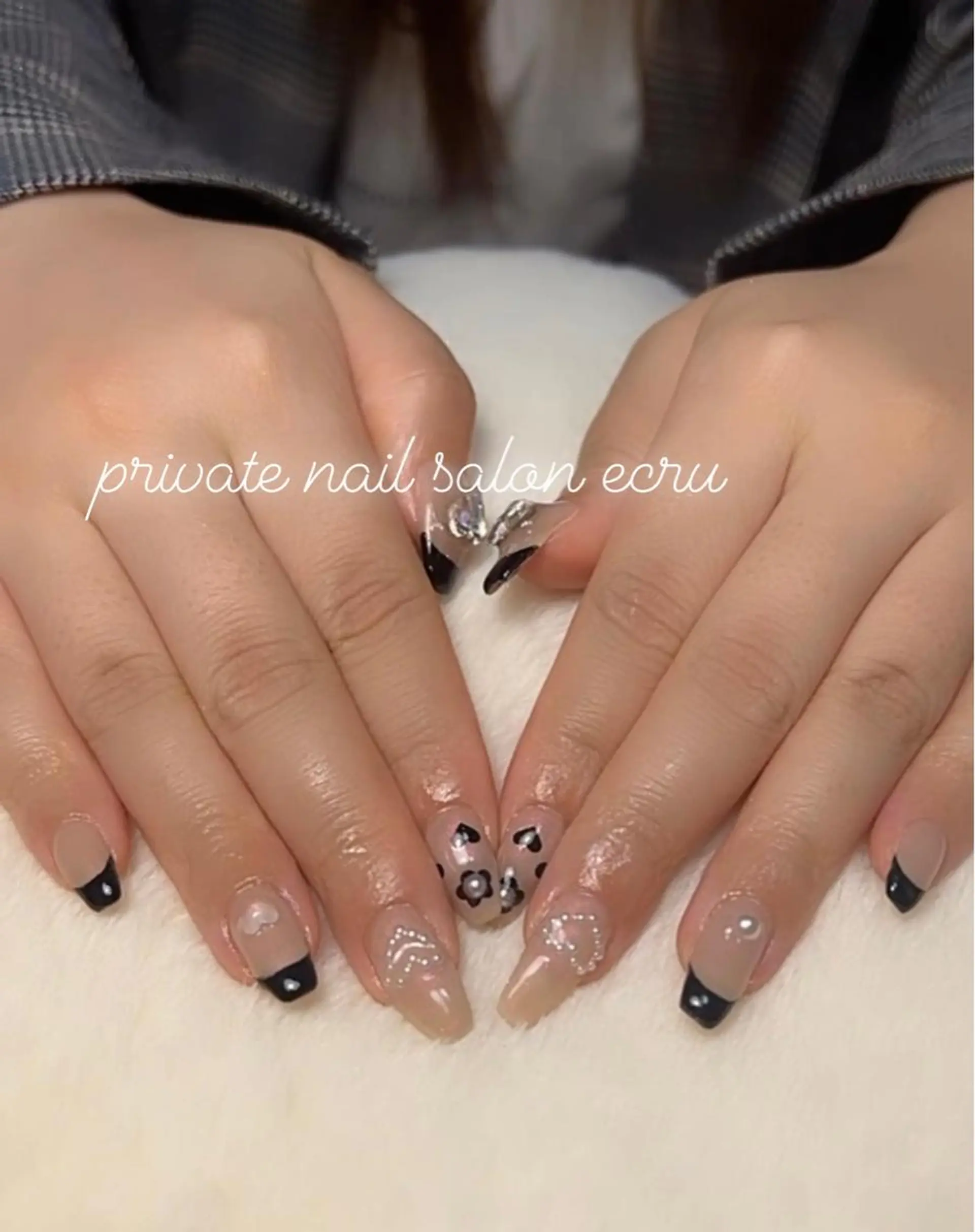 ネイル 持ち込み ecru エクリュのネイルデザイン