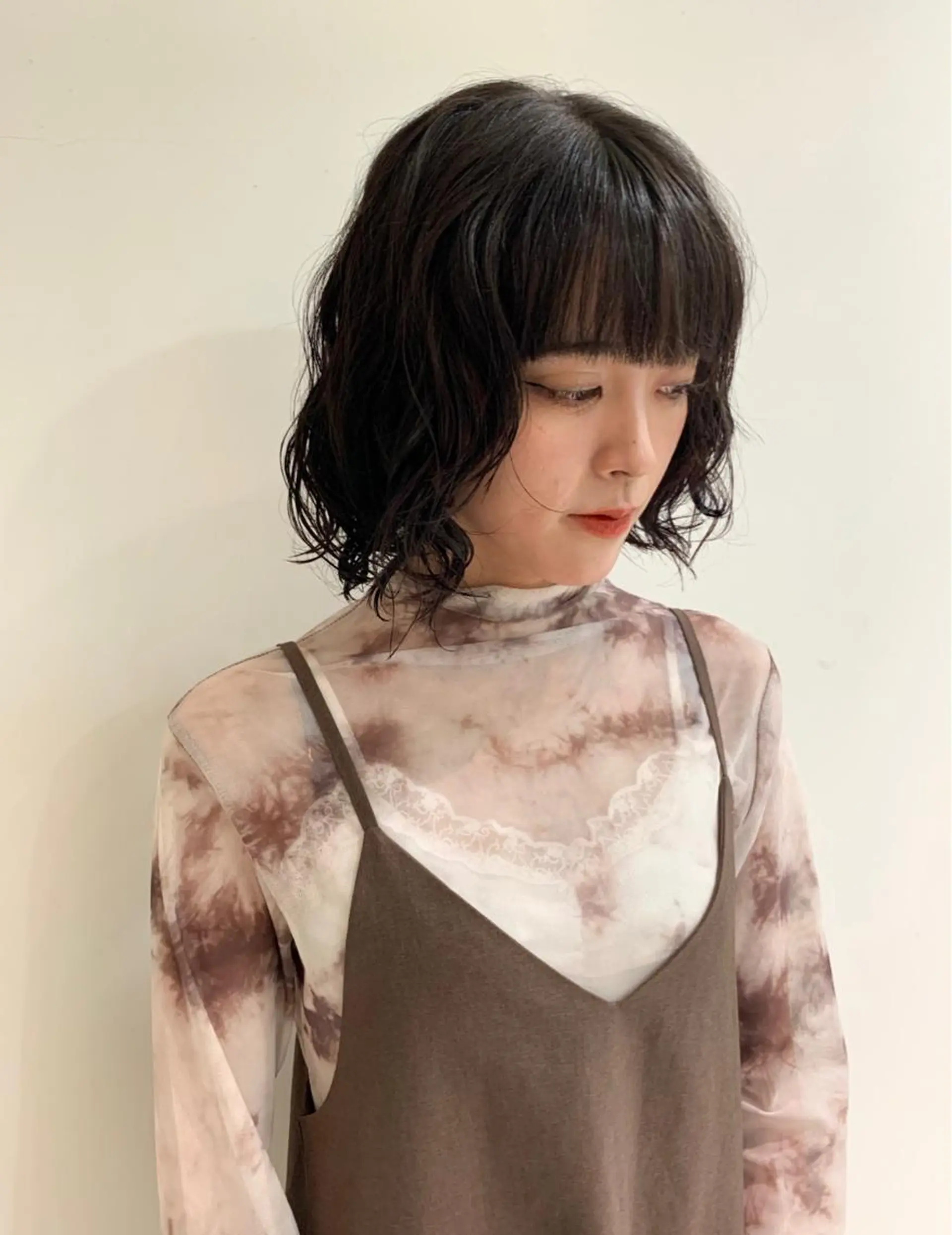 ミディアム パーマ ミディアムパーマ 原宿パーマ kazuのヘアスタイル