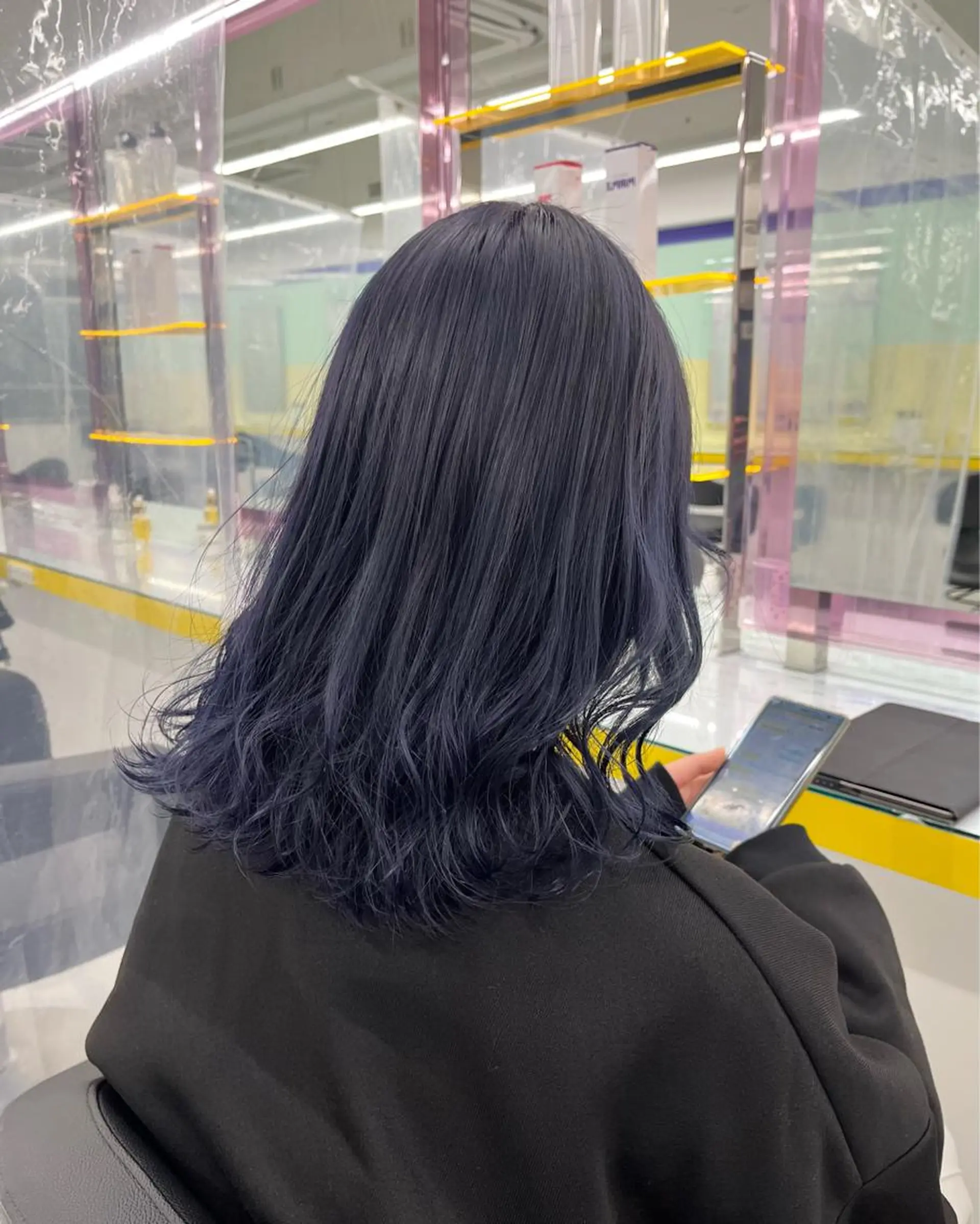 セミロング ヘアカラー トリートメント ヘッドスパ ヘアセット I S所属・🌿透明感カラー‪ 縮毛矯正✨かずきのヘアスタイル