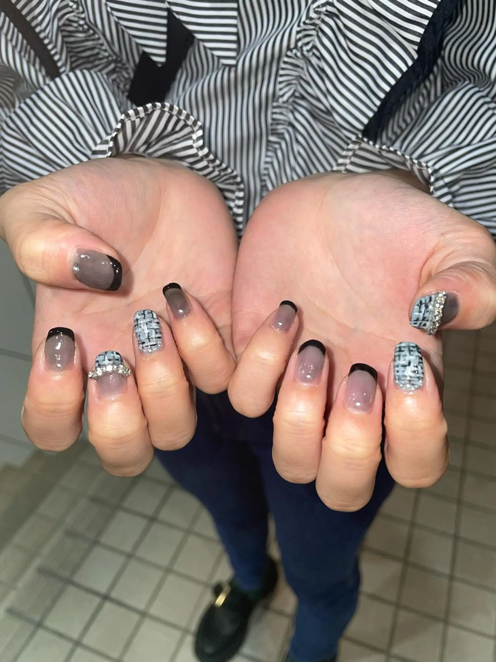 ネイル ガーリー ハンドネイル メンズ/艶髪/カラー サクラ🌸のヘアスタイル