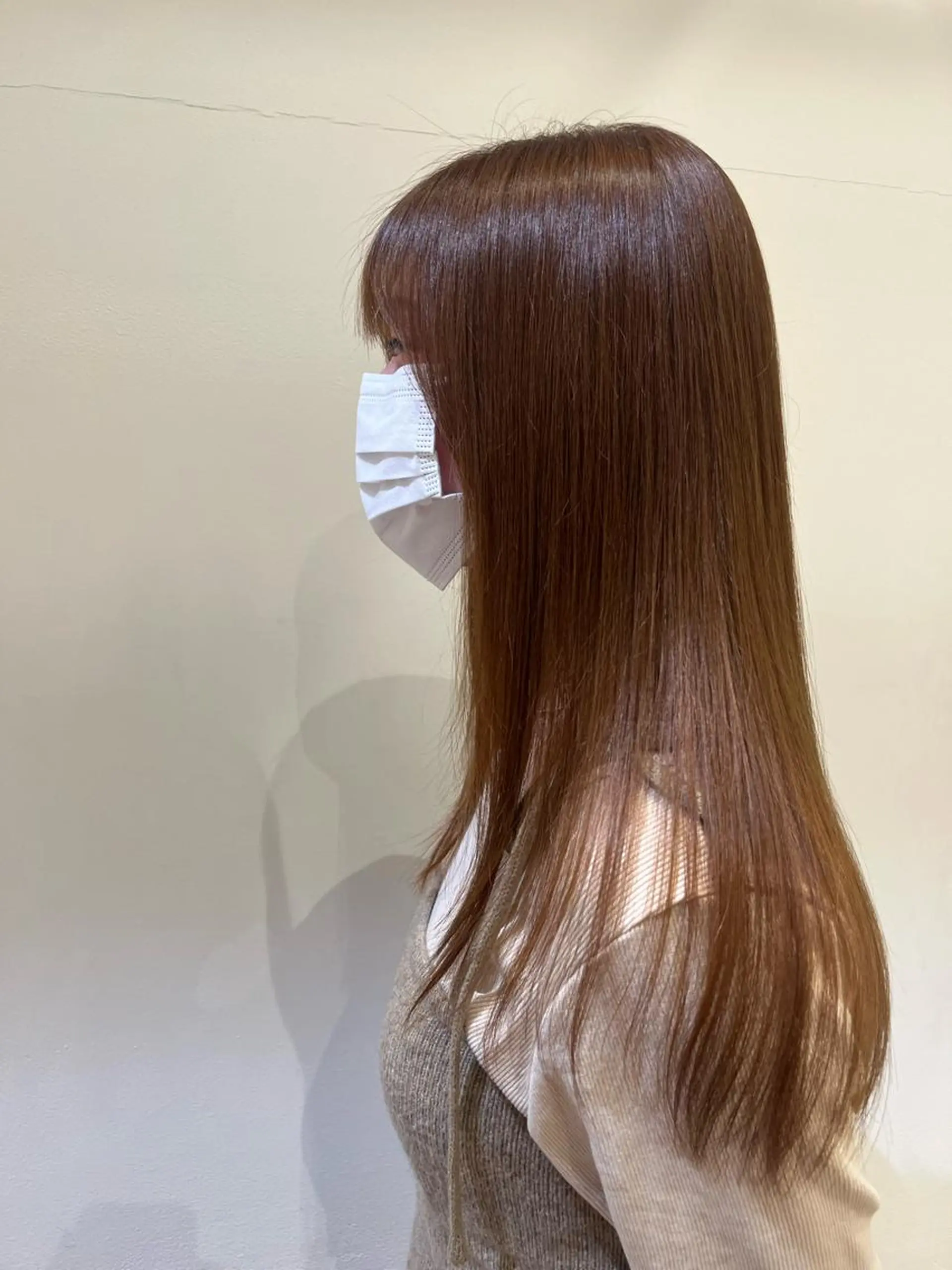 ロング パーマ 暖色カラー/似合わせ カット/名古屋/辻のヘアスタイル