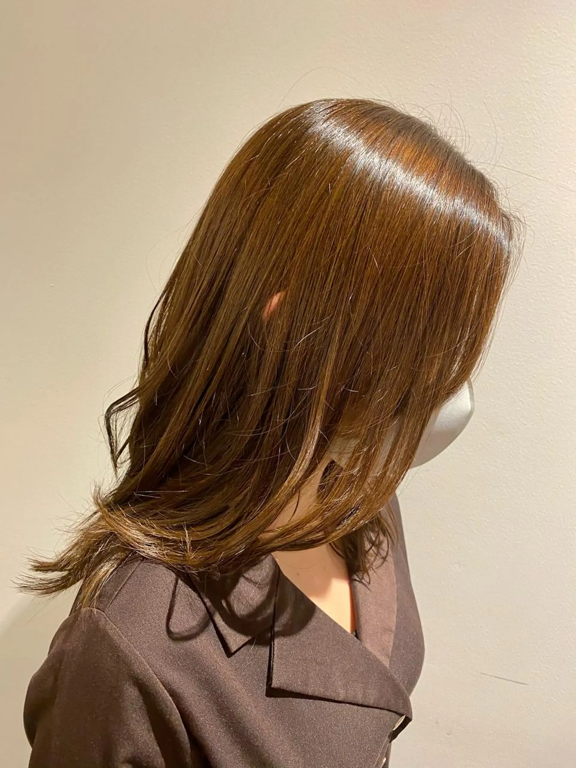 セミロング カラー POCKET  いわき店所属・諸橋 美波のヘアスタイル