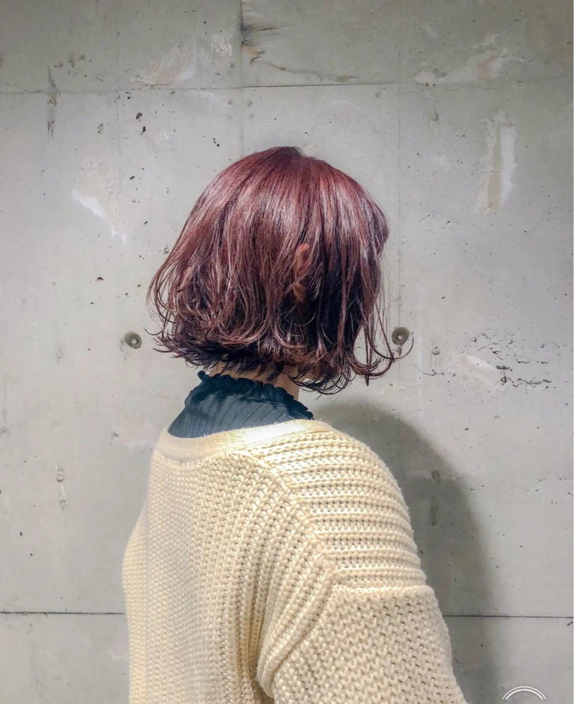 ショート カラー パーマ ヘアアレンジ ネイル マツエク・マツパ ピンクカラー カラーマツエク ピンク Rene'所属・当日予約⭕️ yuriのヘアスタイル