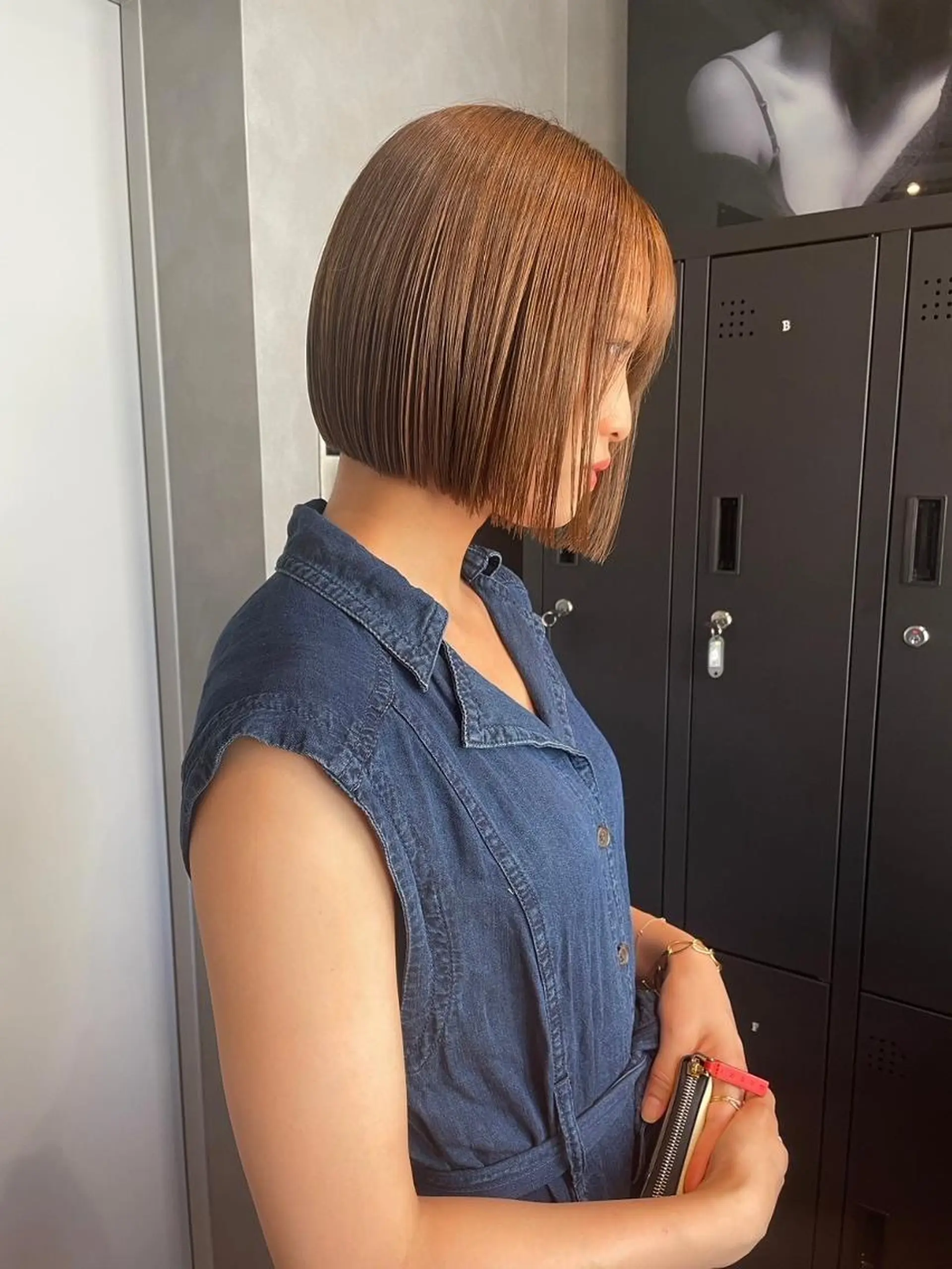 ミディアム 外国人風カラー ハイライト 髪質改善 似合わせカット トリートメント ヘアカラー トリートメント BUCKS【天王寺】 バックス【駅30秒】のヘアスタイル