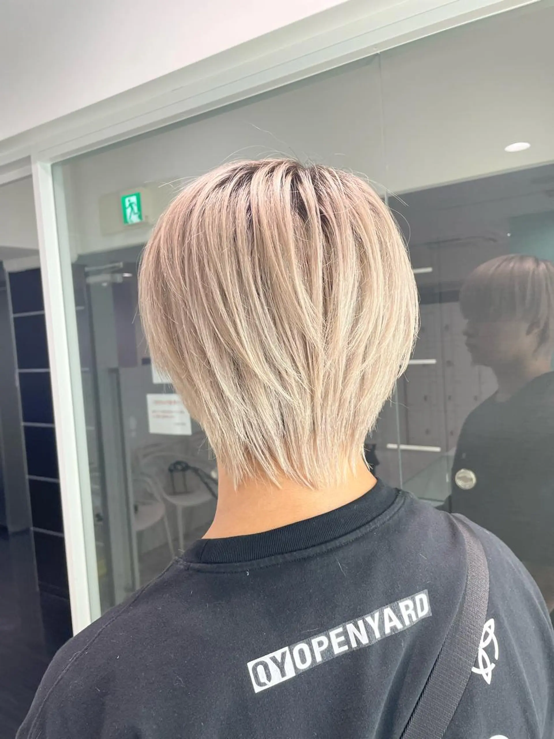 ショート ヘアアレンジ メンズ くびれヘア 顔まわりカット の達人のヘアスタイル