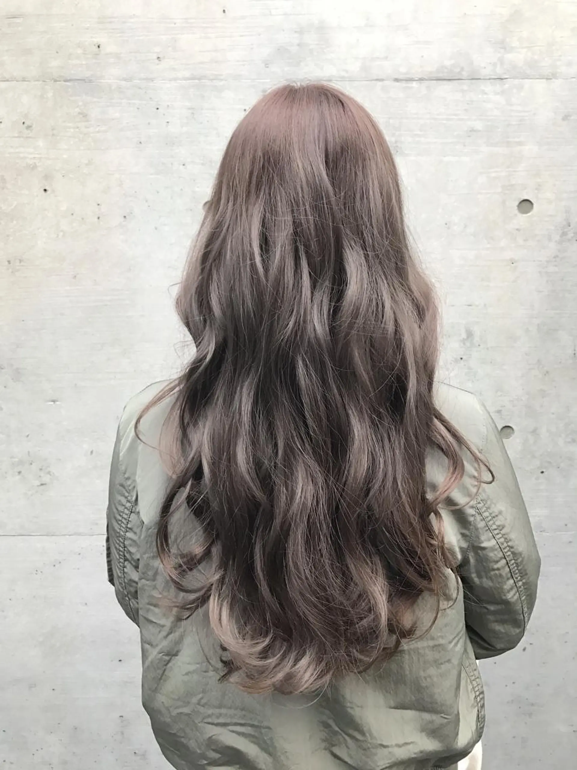 ロング カラー グレージュ ていねい技術No.1 🌈諏訪 健太のヘアスタイル