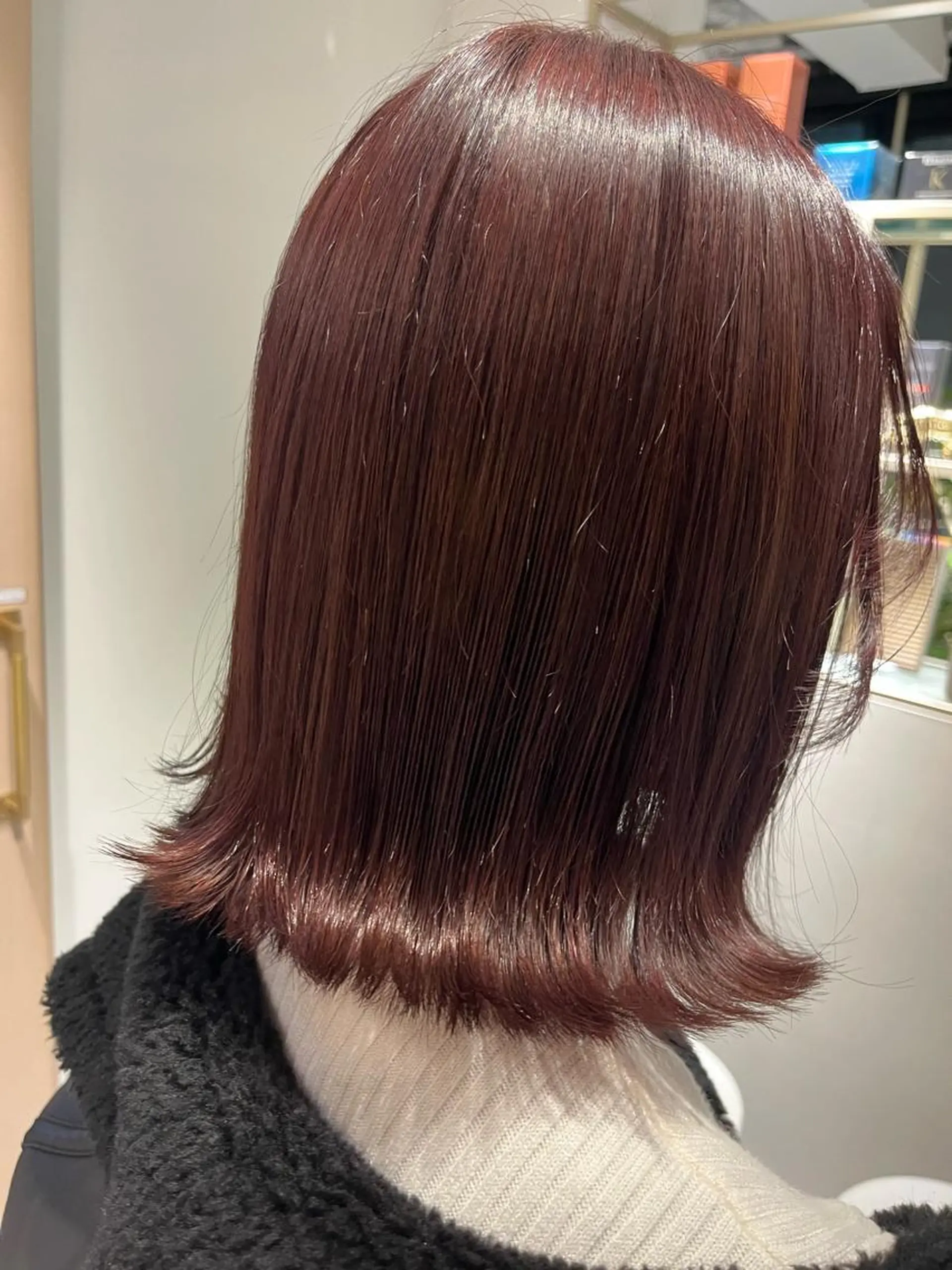 ミディアム 頭皮につけないカラー /白髪ぼかし/実加永のヘアスタイル