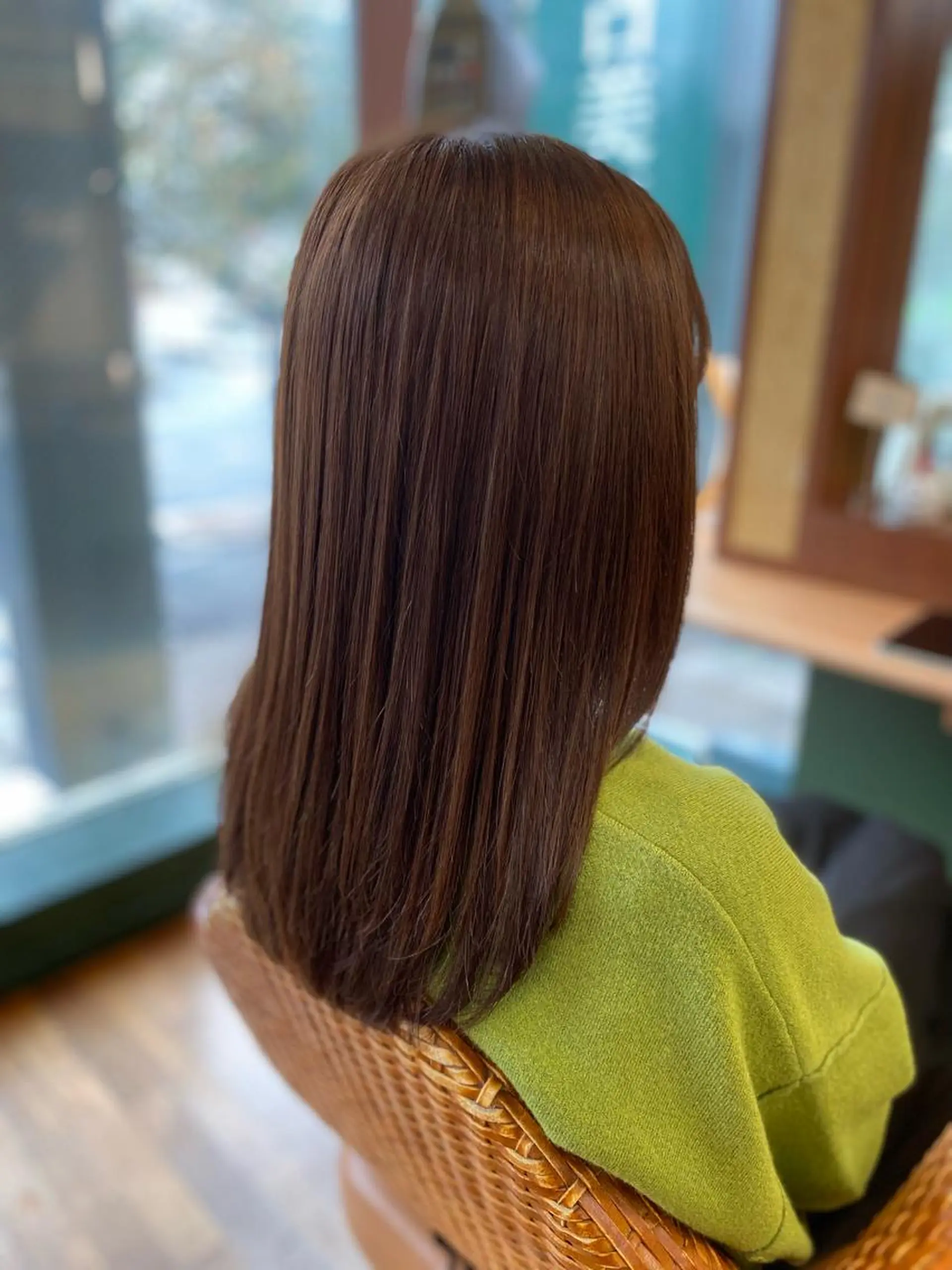 ミディアム 髪質改善 髪質改善/艶カラー 塩野成一のヘアスタイル