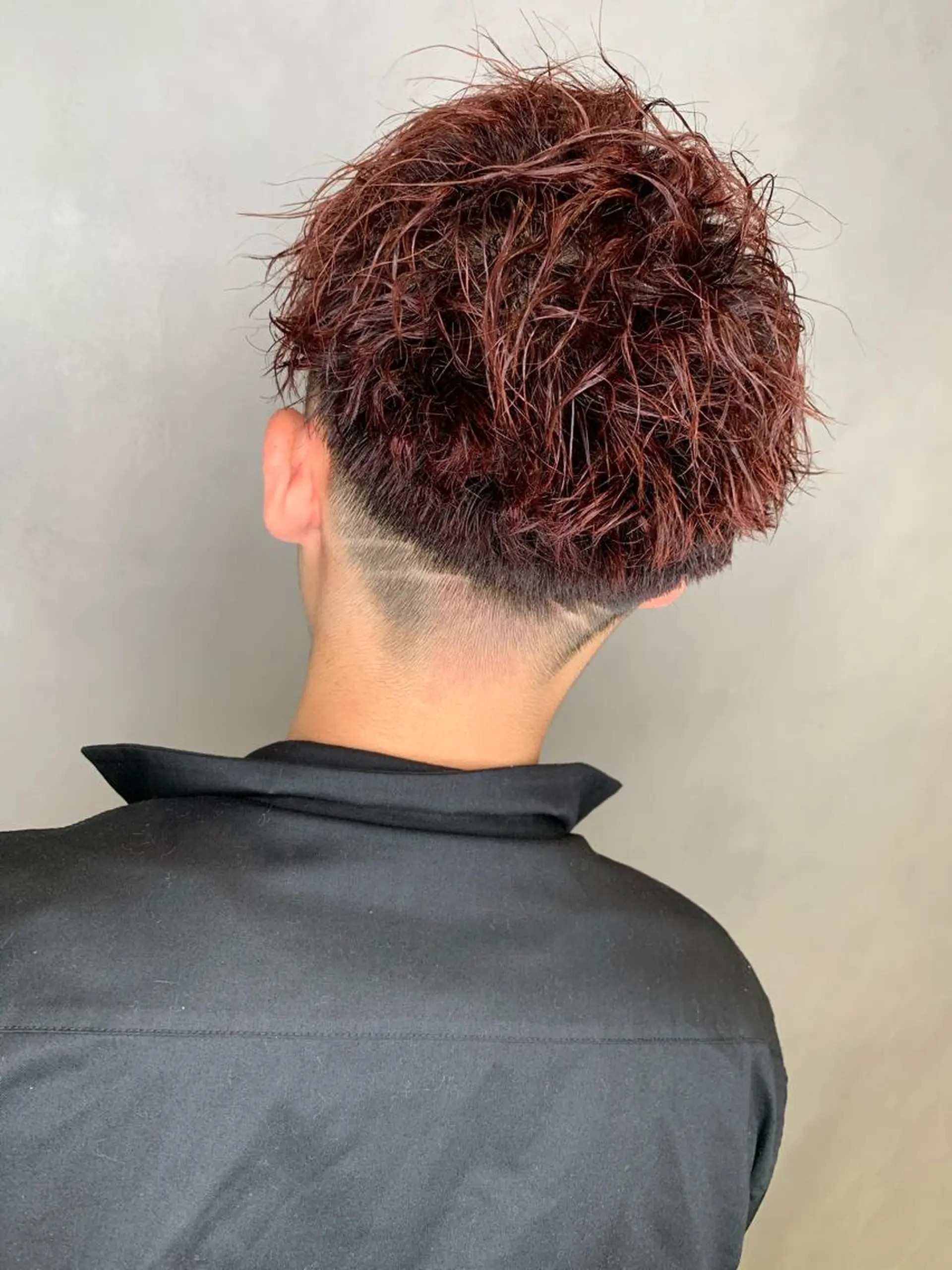 パーマ メンズ 吹田 駿 髪質改善縮毛矯正のヘアスタイル