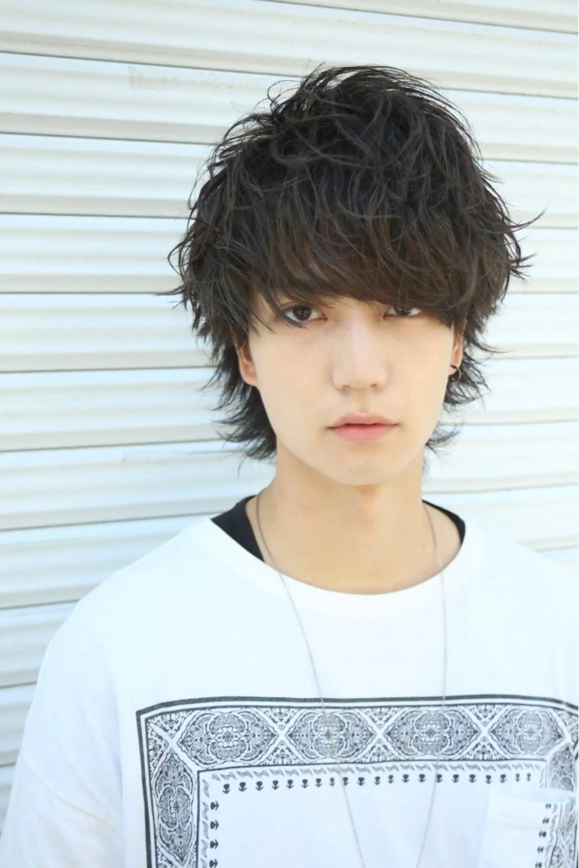 ショート カラー パーマ ヘアアレンジ メンズ メンズパーマ メンズウルフカット ウルフカット スパイラルパーマ 【メンズヘアの匠】 タニ　心斎橋　アメ村のヘアスタイル