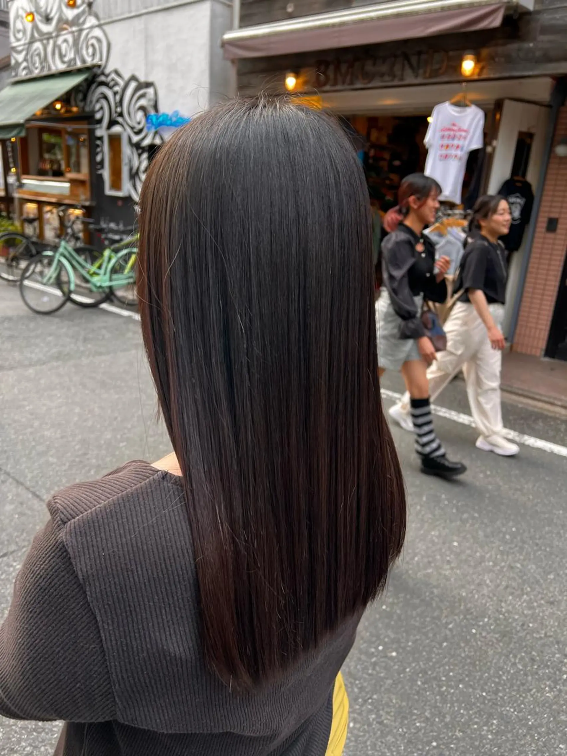ミディアム カラー パーマ ヘアアレンジ メンズ キッズ ネイル ヘアカラー 堀井 凌平のヘアスタイル