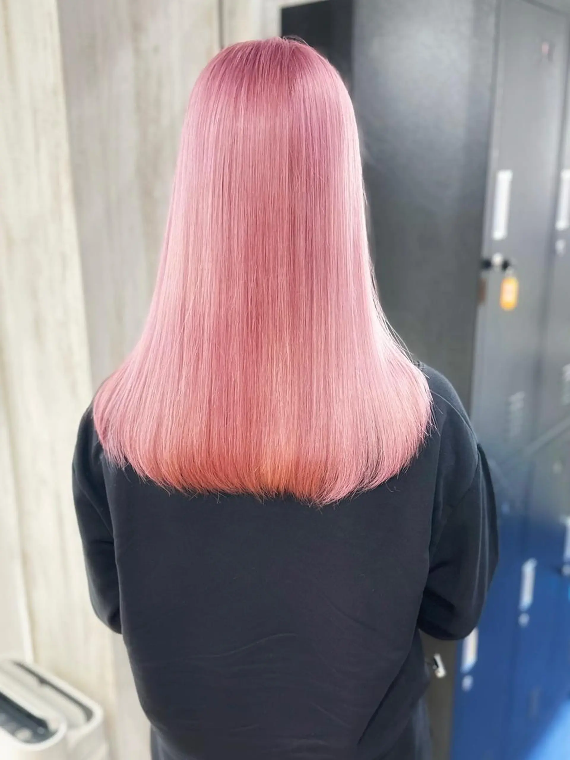 セミロング カラー ブリーチ ピンクカラー GATE.所属・GATE. staffのヘアスタイル