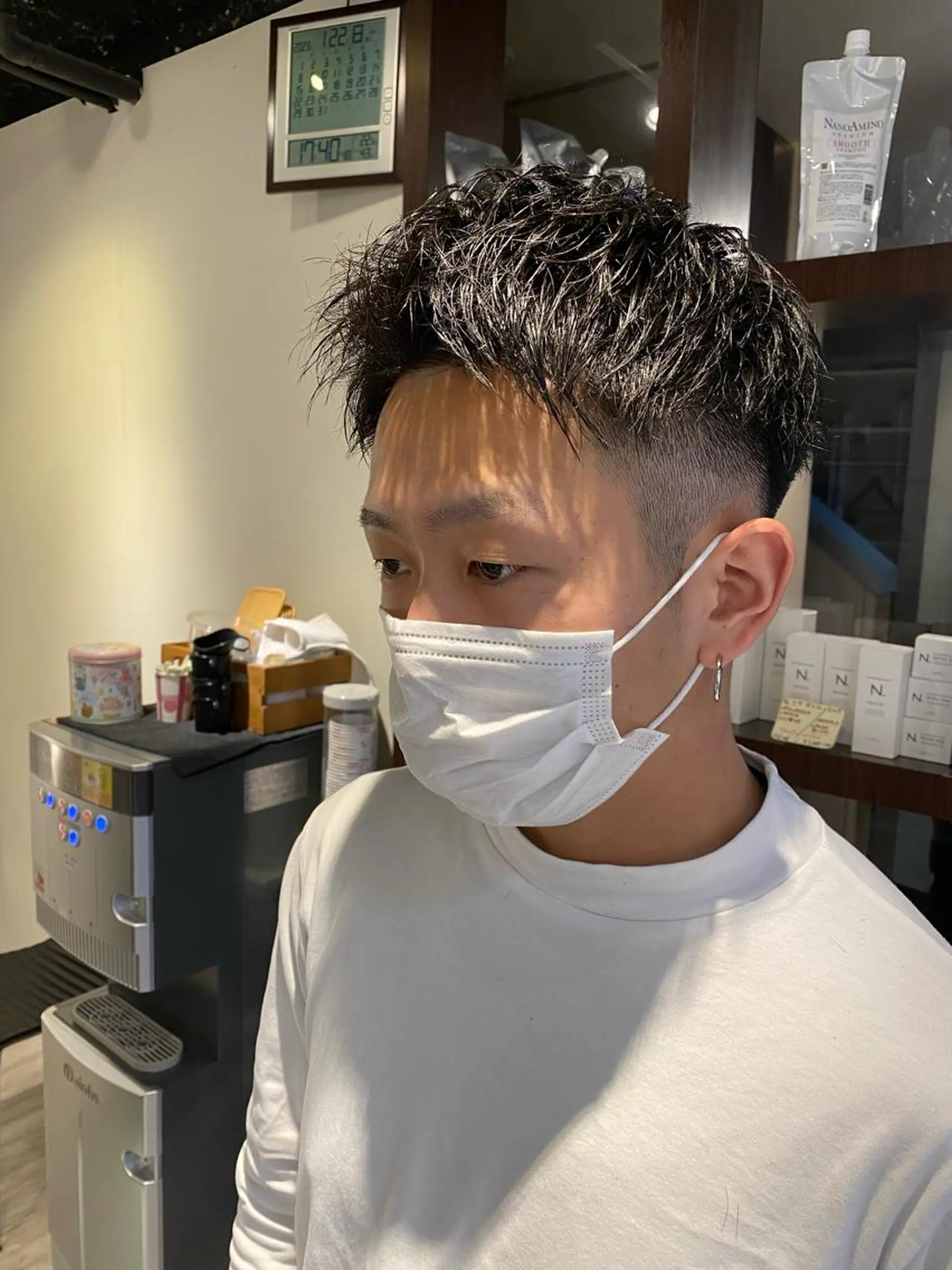ショート カット パーマ 西山 恵太郎のヘアスタイル
