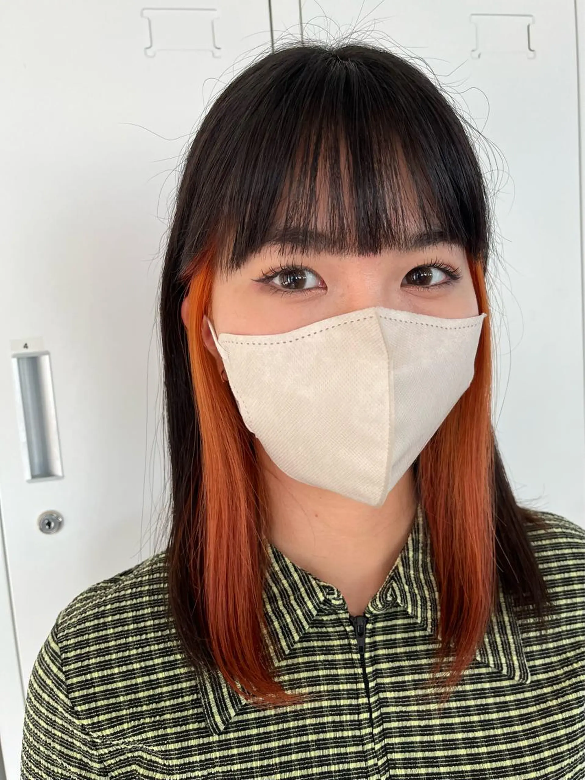 セミロング カラー イヤリングカラー Emma ecole所属・Emma ecole /栄/RIOのヘアスタイル