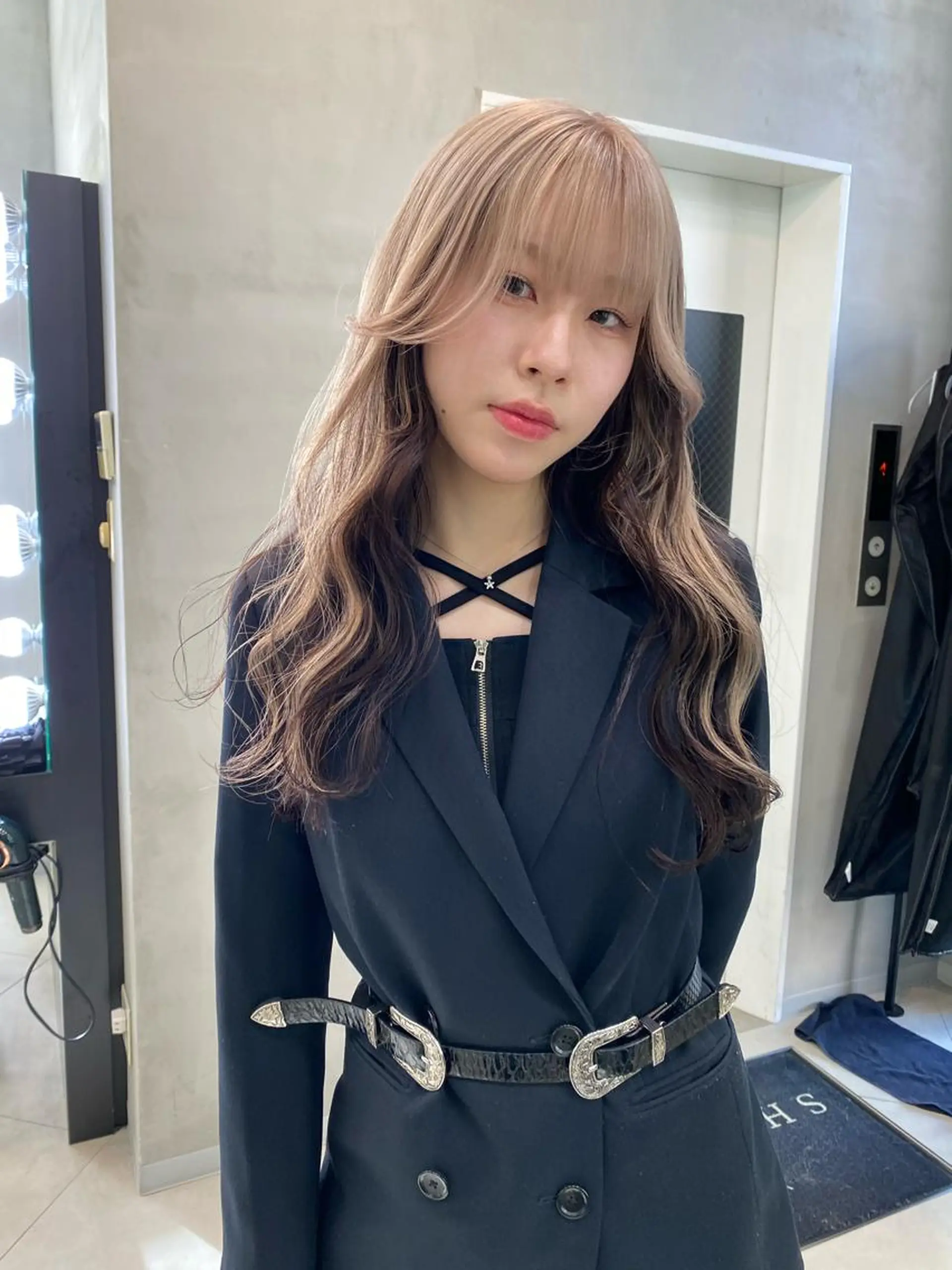 ロング カラー ヘアアレンジ レイヤーカット SHACHU渋谷神南店所属・SHACHU ayamiのヘアスタイル