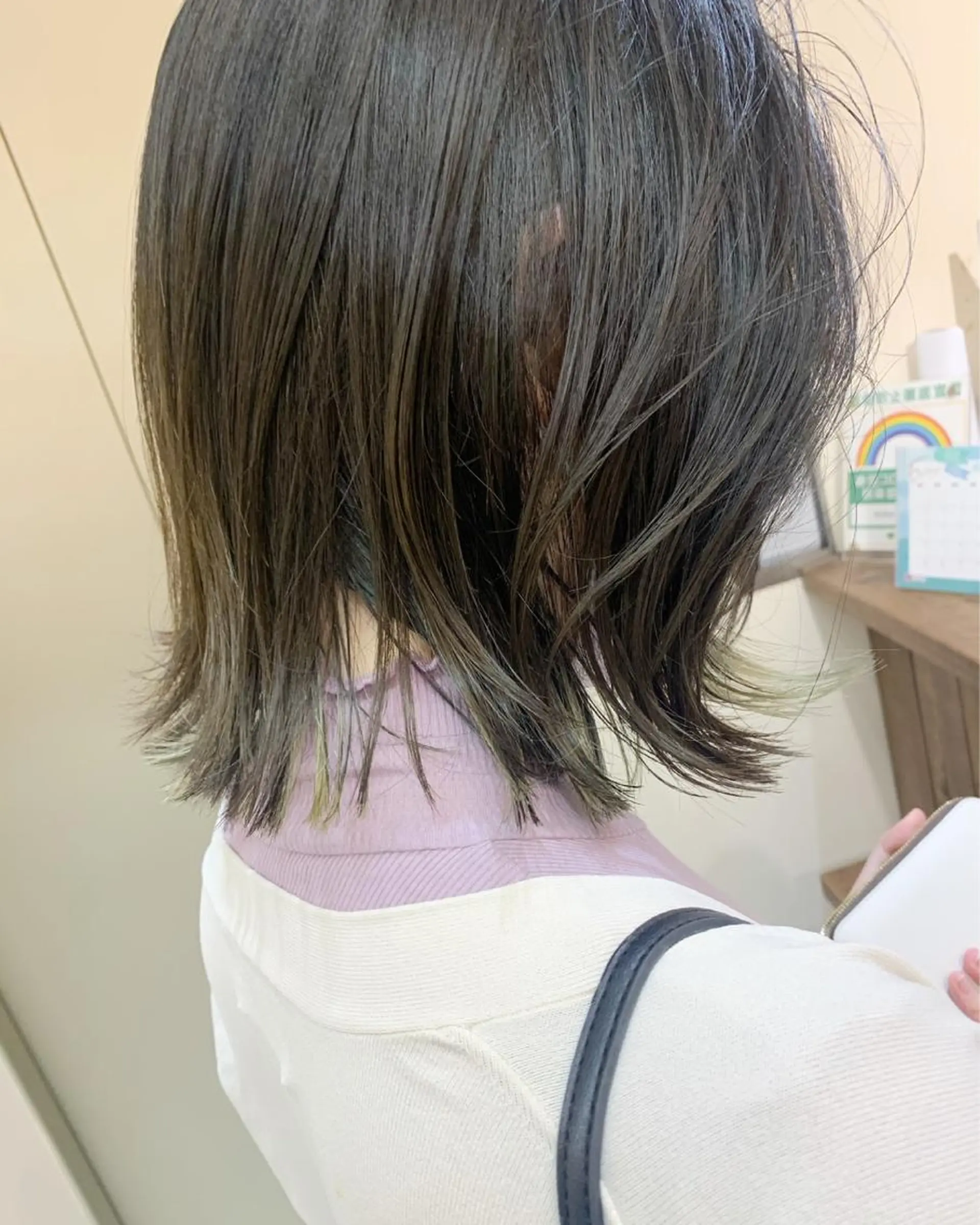 ミディアム 古沢 新のヘアスタイル