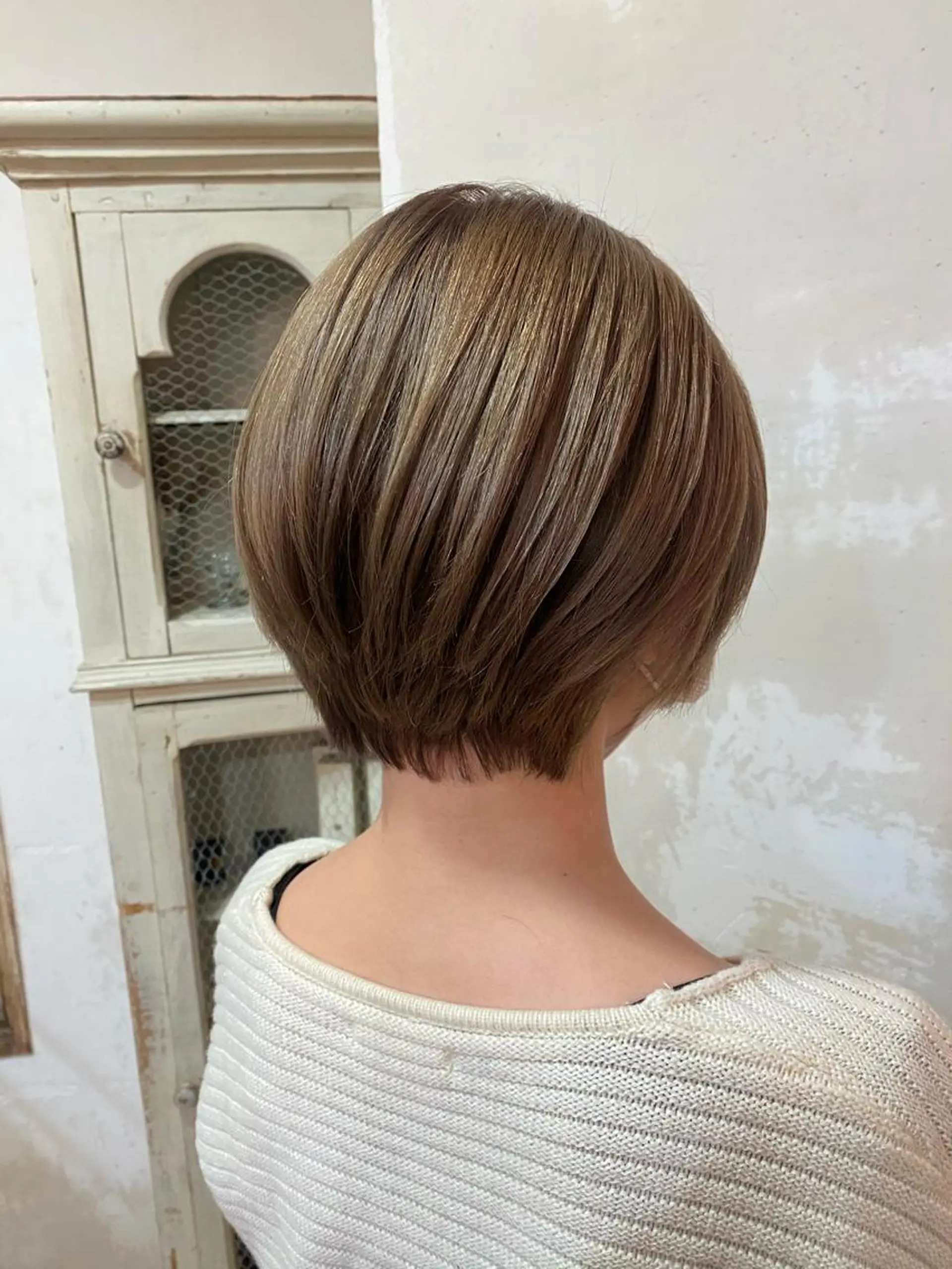 ショート カラー ショートヘア エイミーバイアフロート所属・Kasuga Sayuriのヘアスタイル