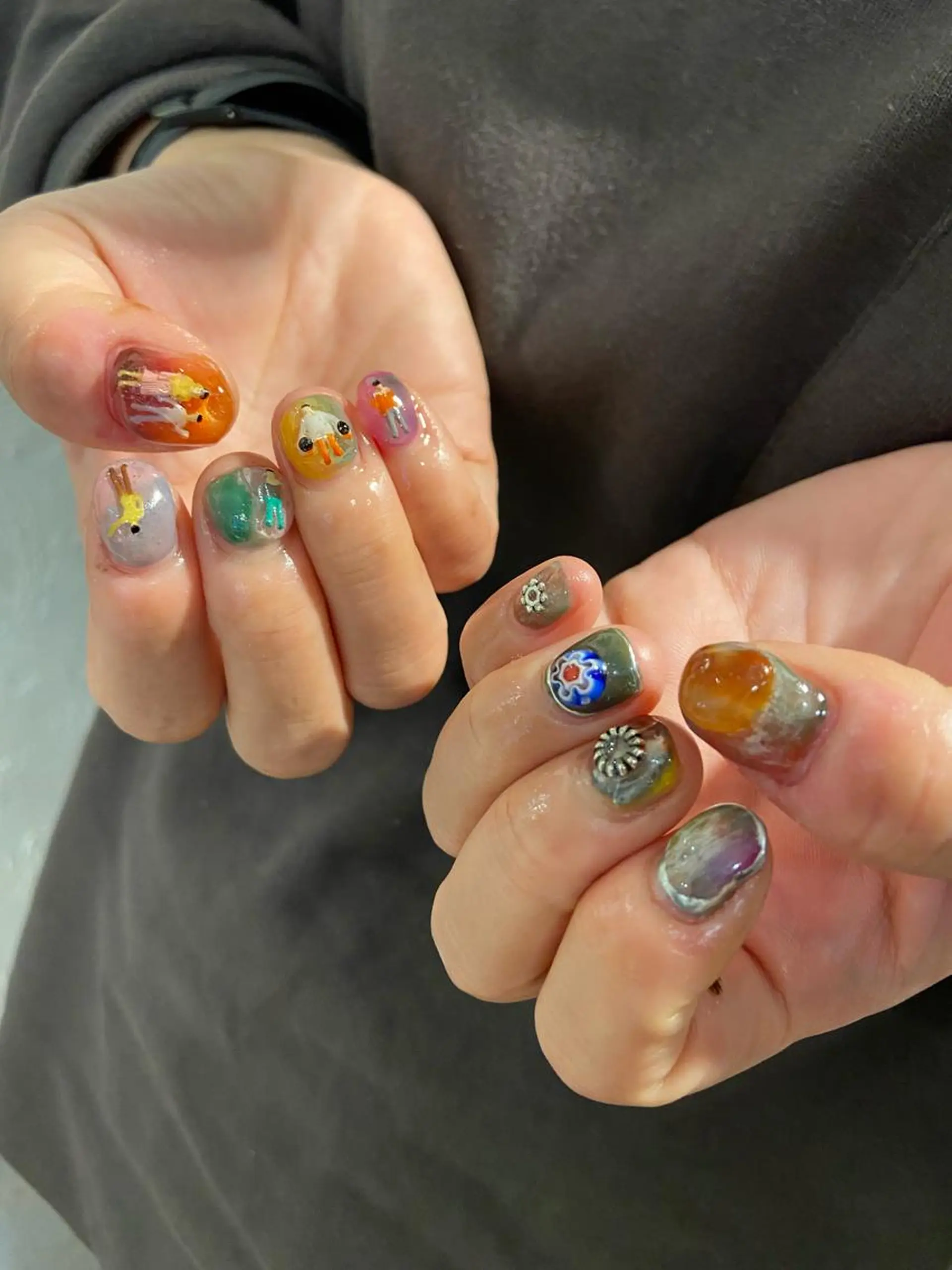 ネイル アートネイル ニュアンスネイル . unffのネイルデザイン