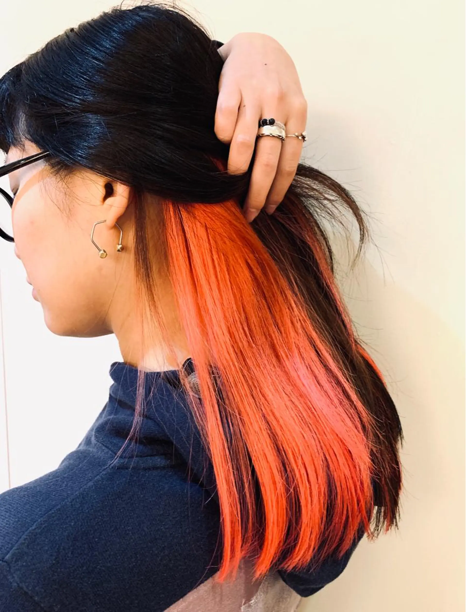 セミロング カラー ヘアカラー HAIR WORKS HELM所属・ショート✨ボブ✨代表 新田見美仁のヘアスタイル