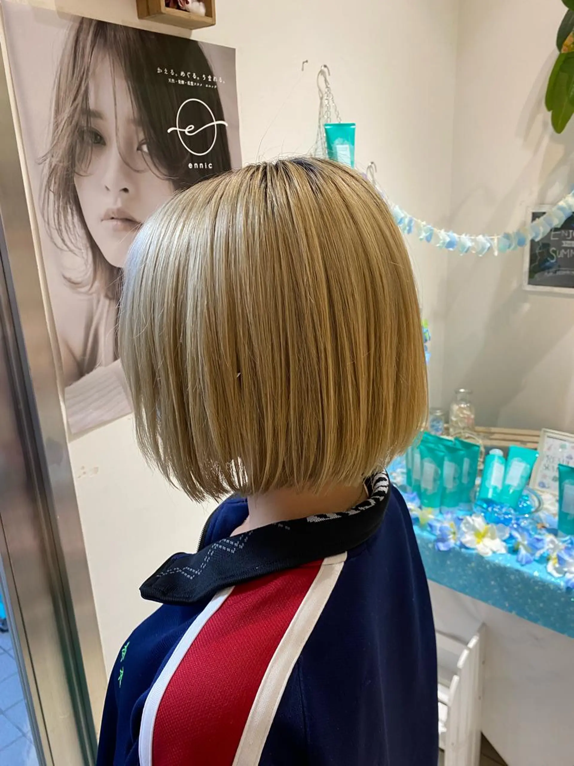 ミディアム 佐々木 拓海のヘアスタイル