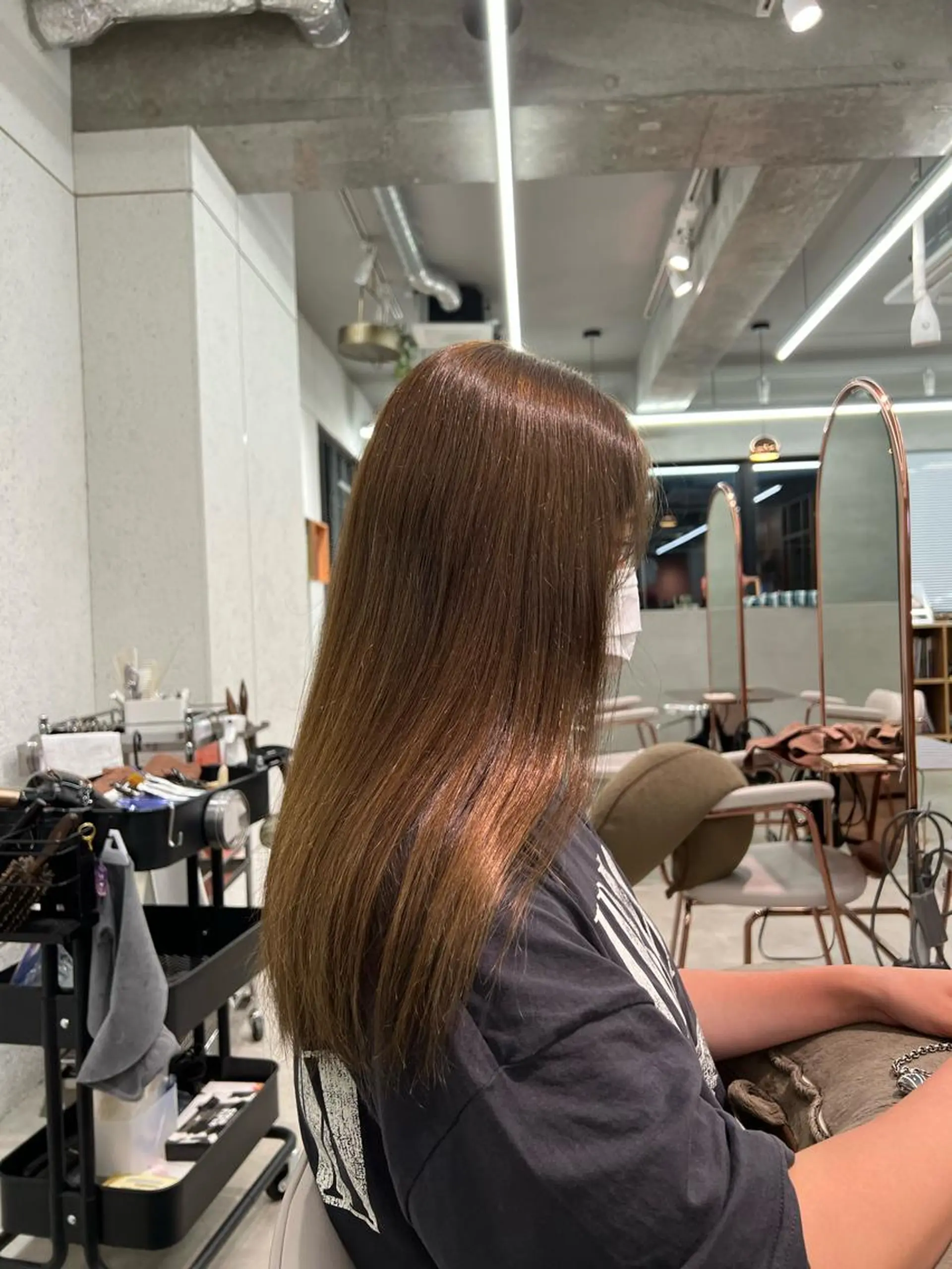 ロング カラー ブリーチ ケアブリーチ/ ハイトーン/牧野のヘアスタイル