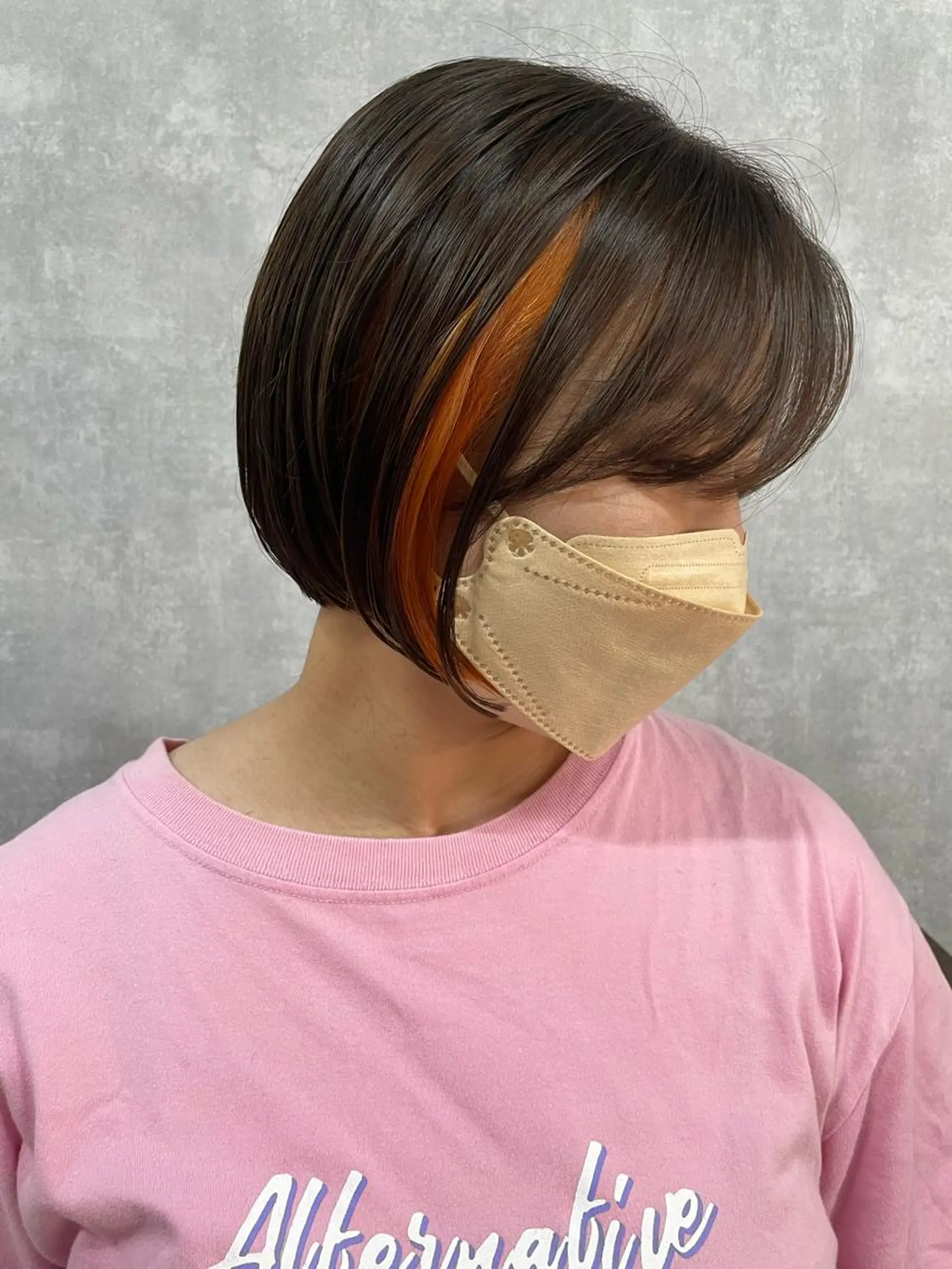 ショート 切りっぱなしボブ ショートボブ ハンサムショート 丸みショート アッシュ カット ヘアカラー トリートメント C’LD hair  produce /シールドヘア所属・モテ髪/ボブ/ショー ト/アダチフウトのヘアスタイル